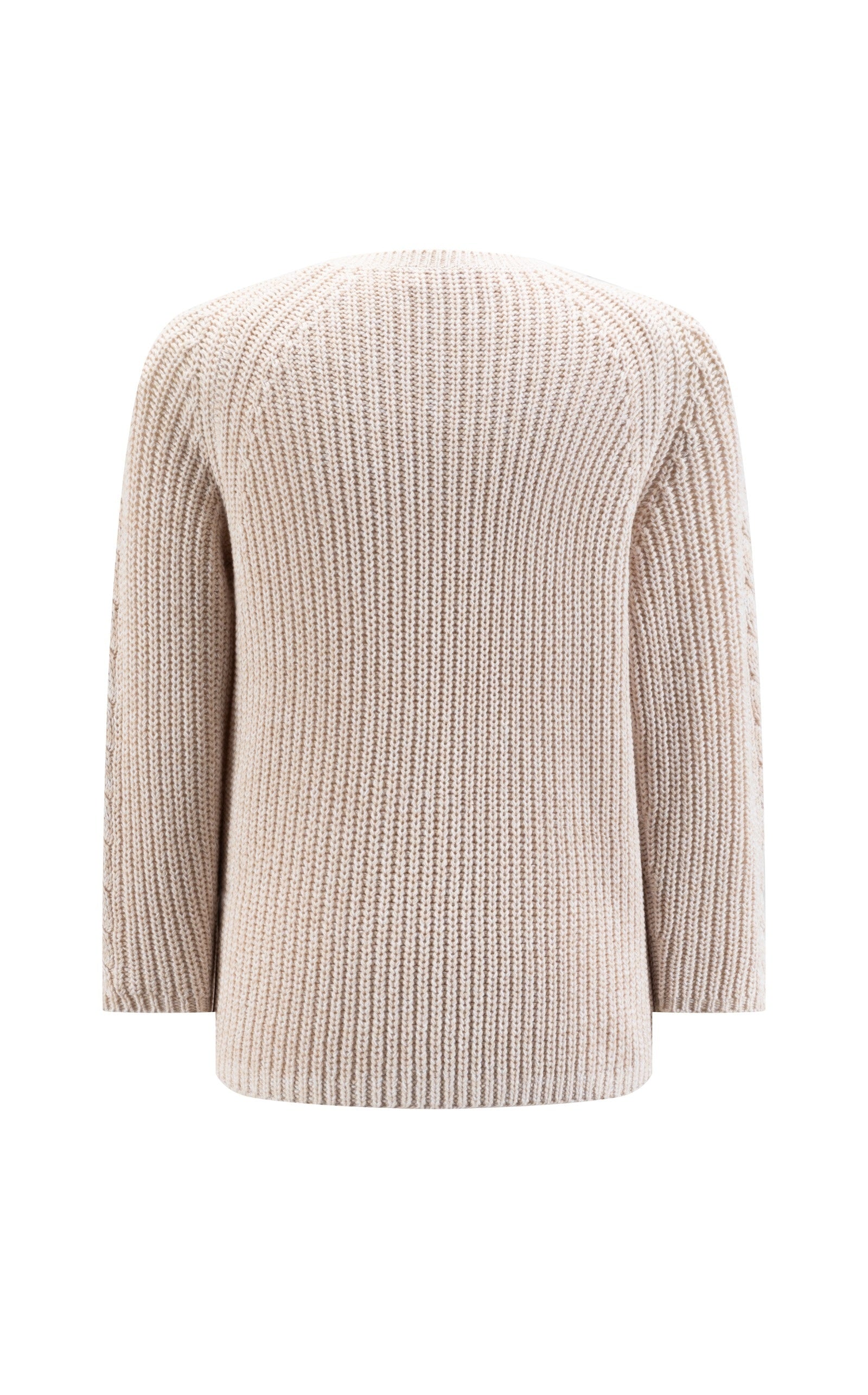 Damen Regular Strickpullover mit Patentmuster und Kabelstrick 6o7