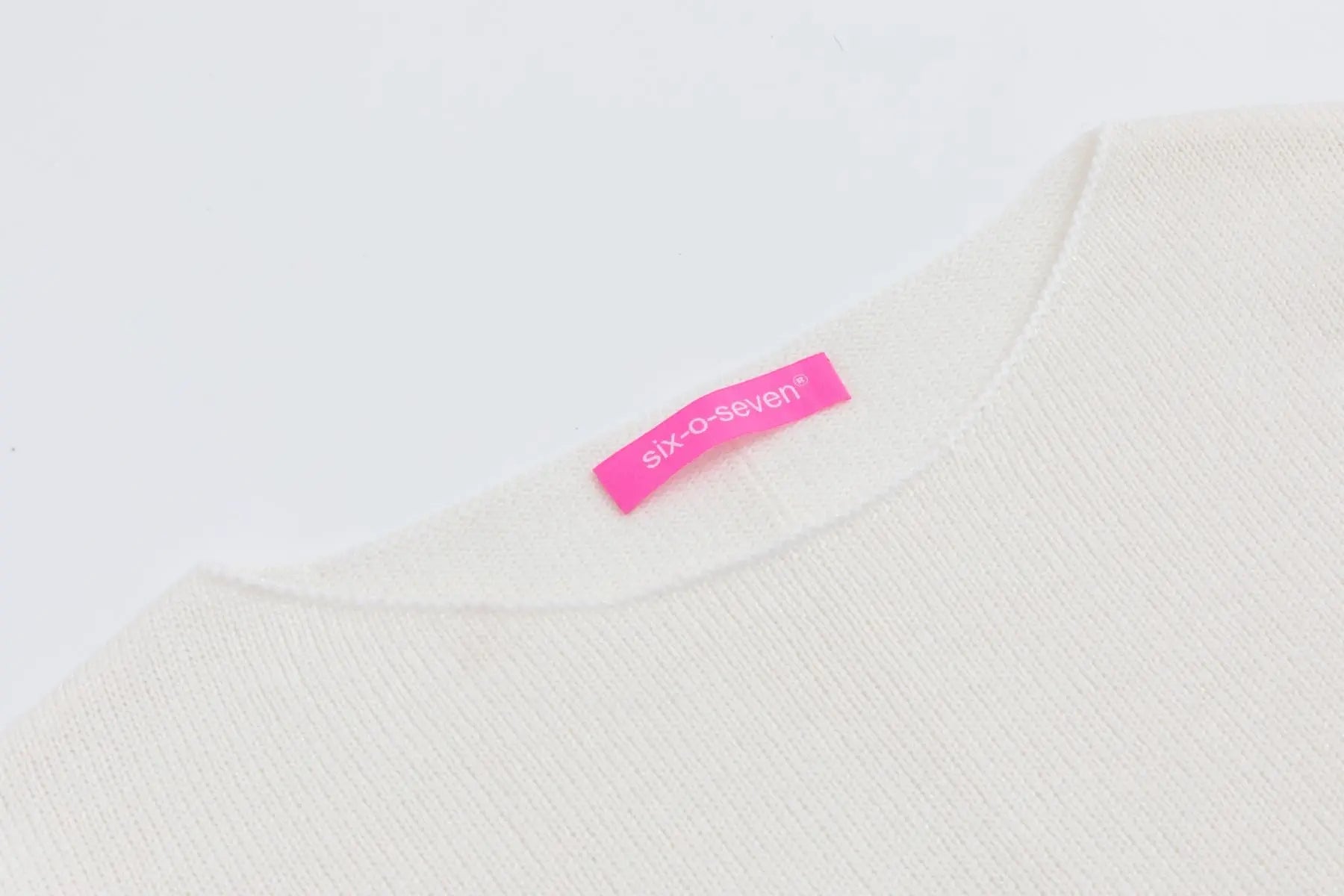 Six-o-Seven Strickpullover OFF WHITE six-o-seven