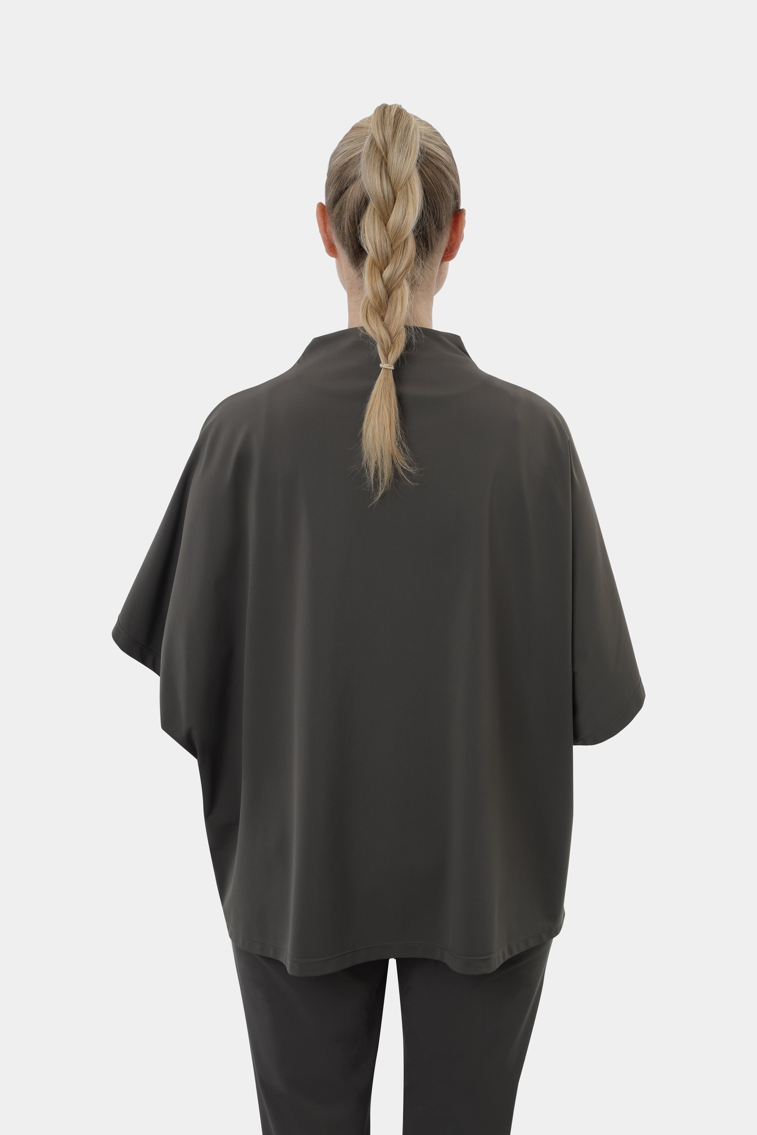 Bluse mit Fledermausärmel OLIVE