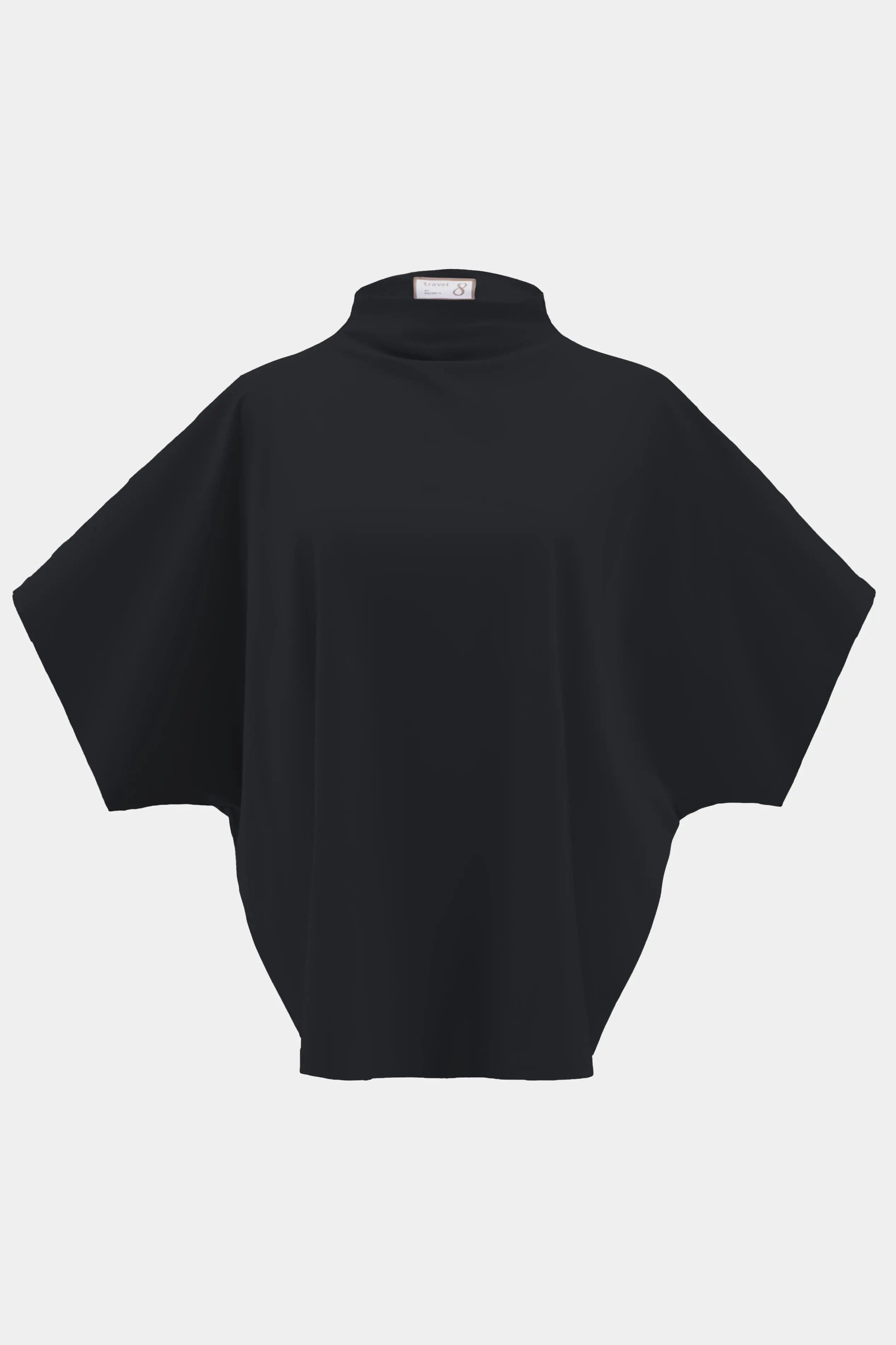 Bluse mit Fledermausärmel BLACK Travel 8