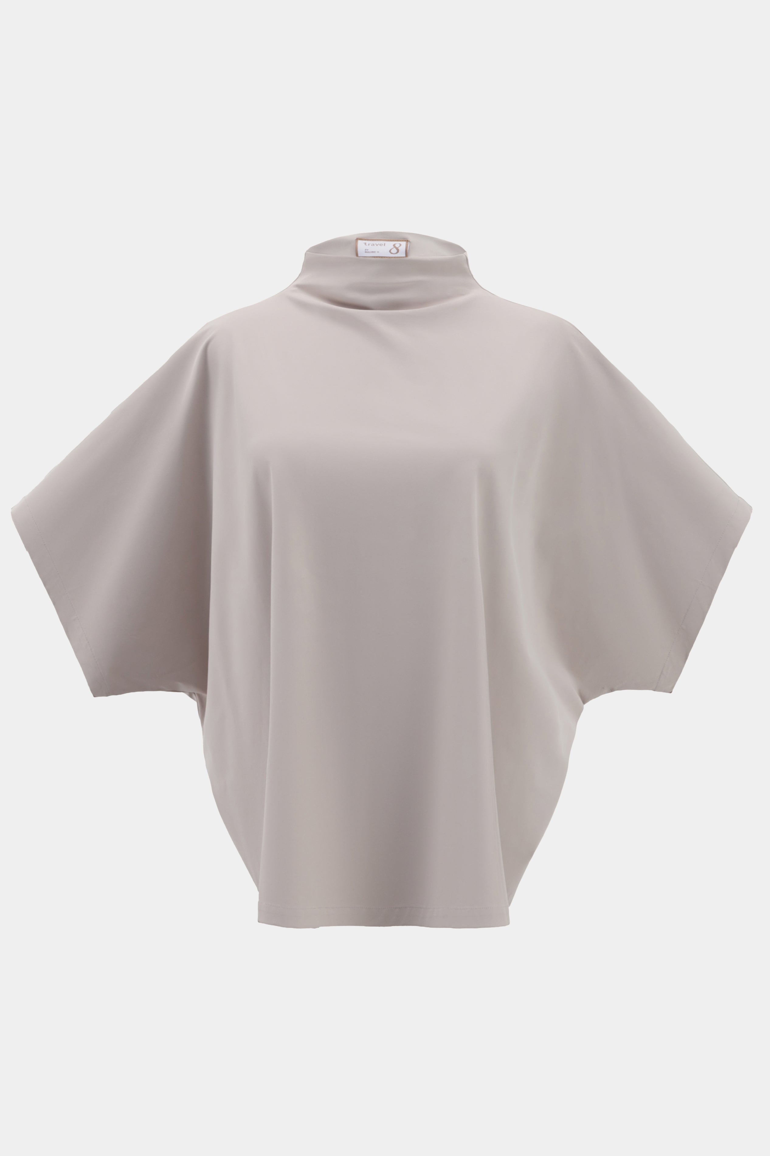Blouse met vleermuismouwen SAND