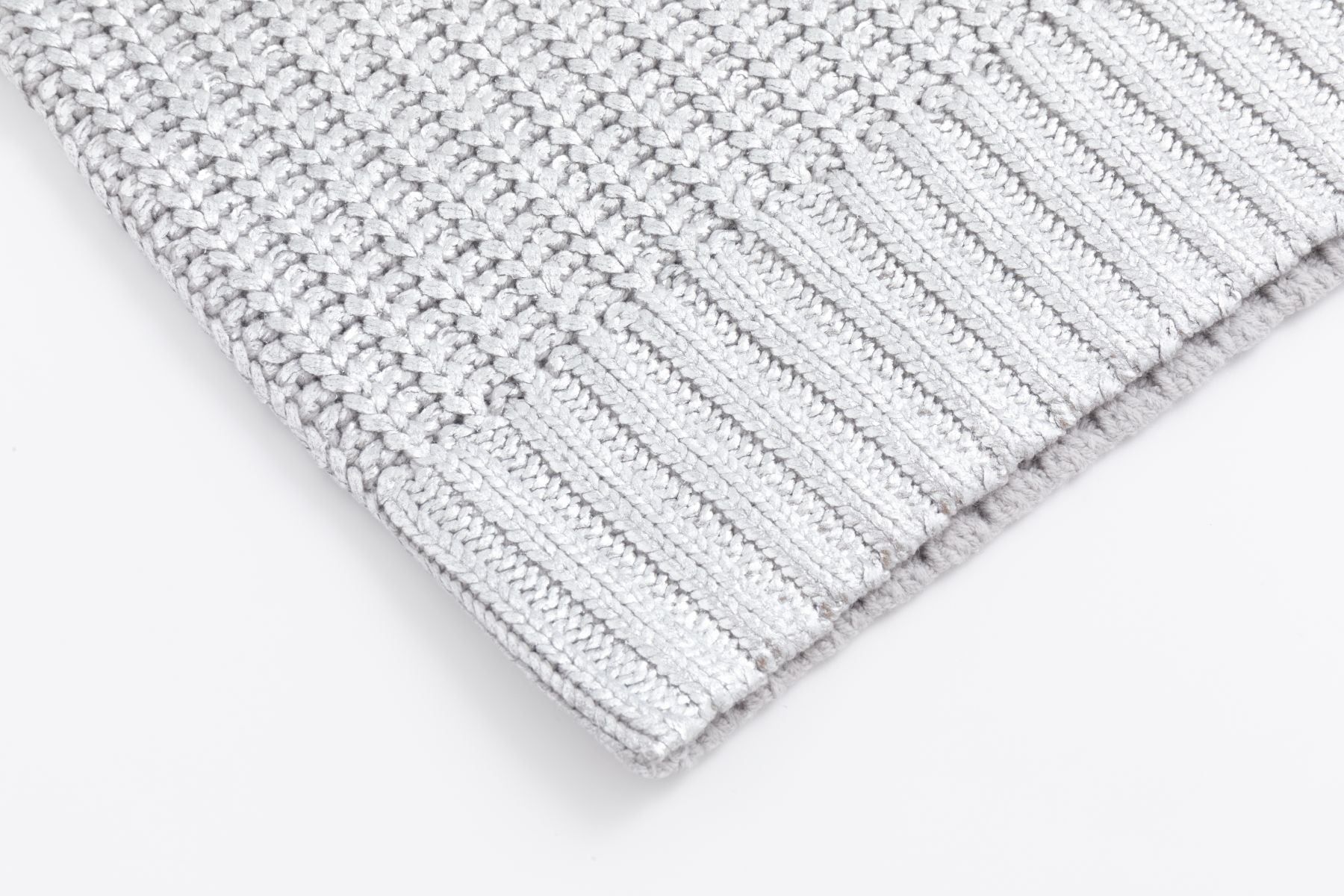 Strickpullover LIGHT GREY maschen verzehrt six-o-seven