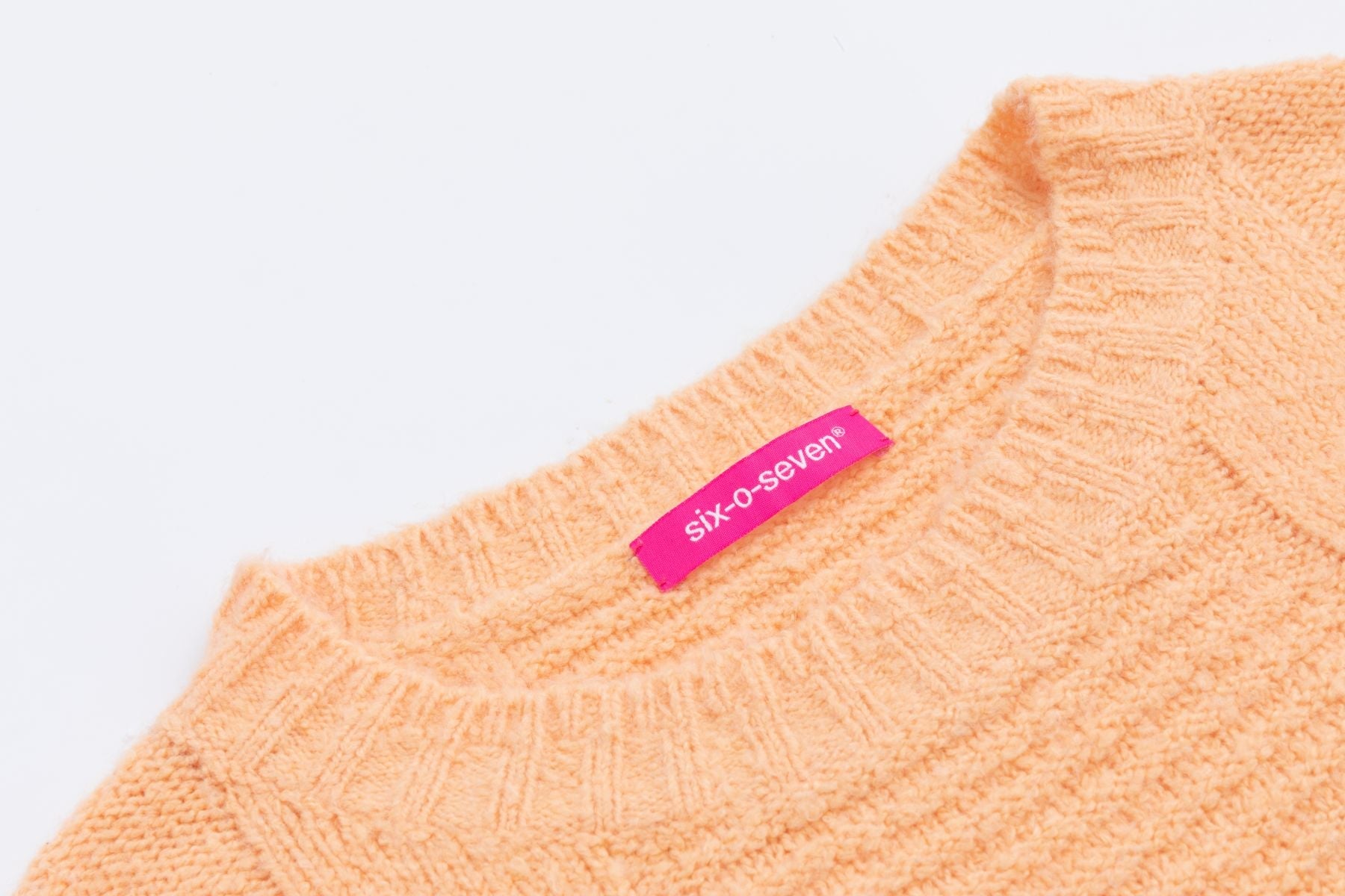 Six-o-Seven Strickpullover PEACH six-o-seven
