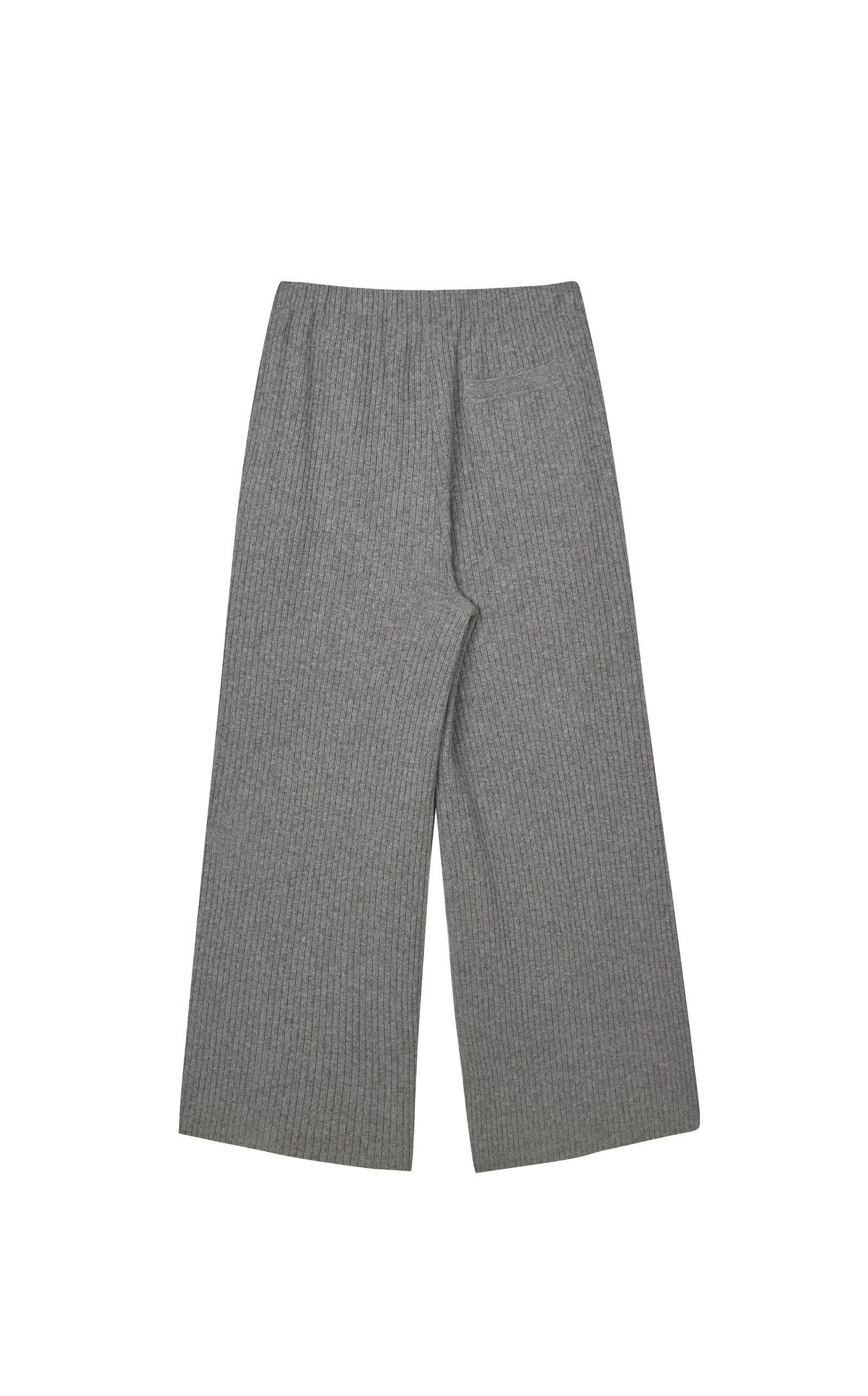 Damen weite Hose aus Wollmischung Grau LESS