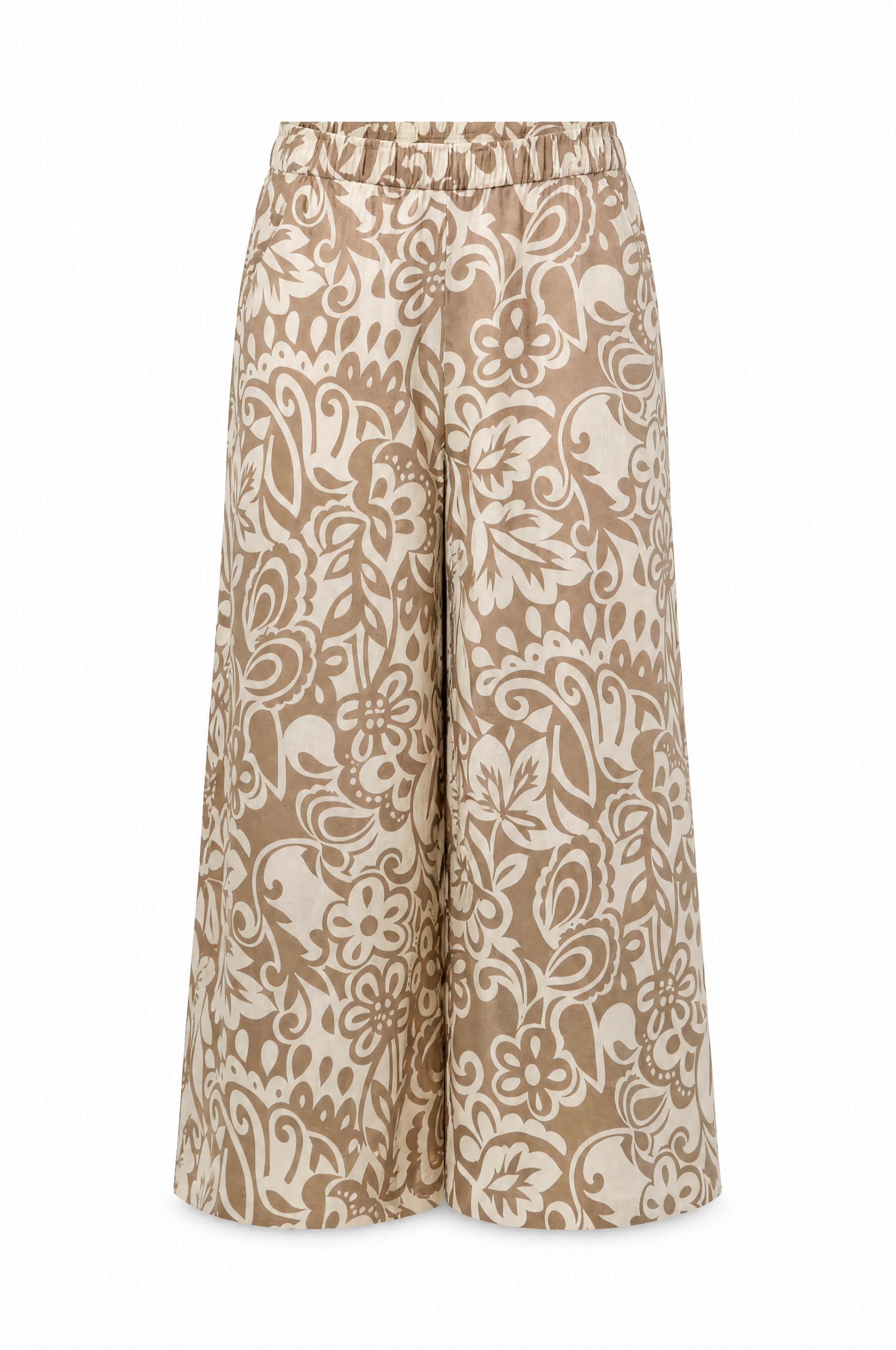Pantalón de algodón MARRÓN