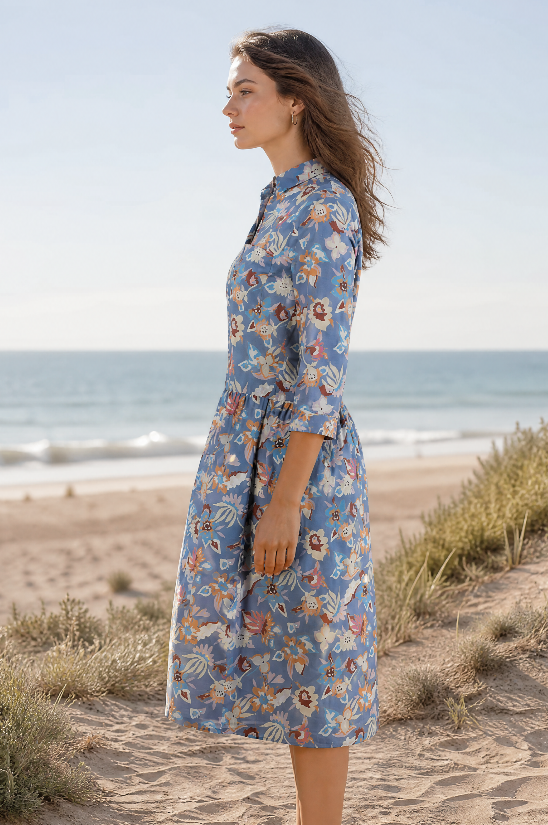Robe d'été MULTICOLOUR BLEU