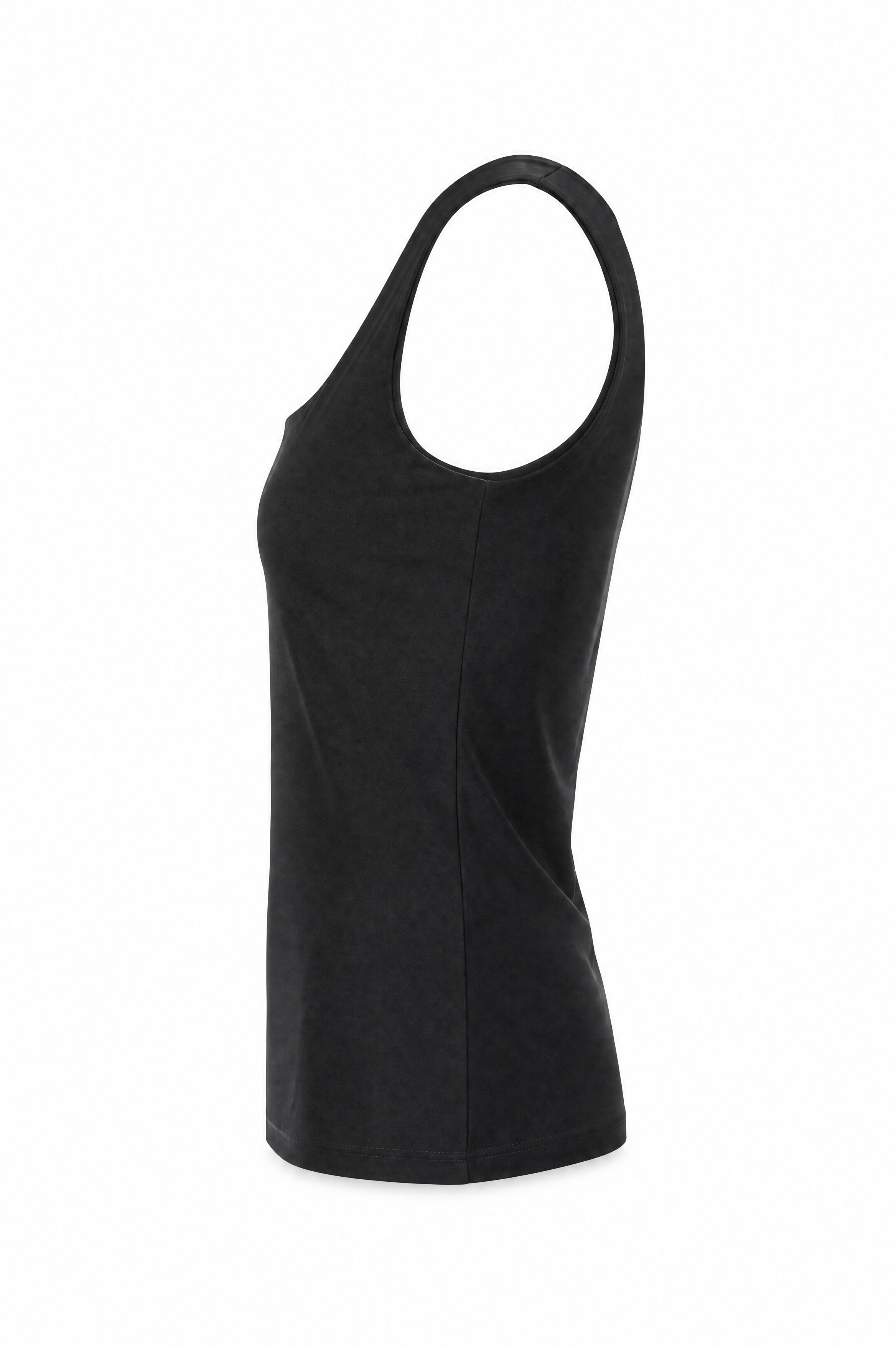 Short black summer top, ideal for spring, modern style