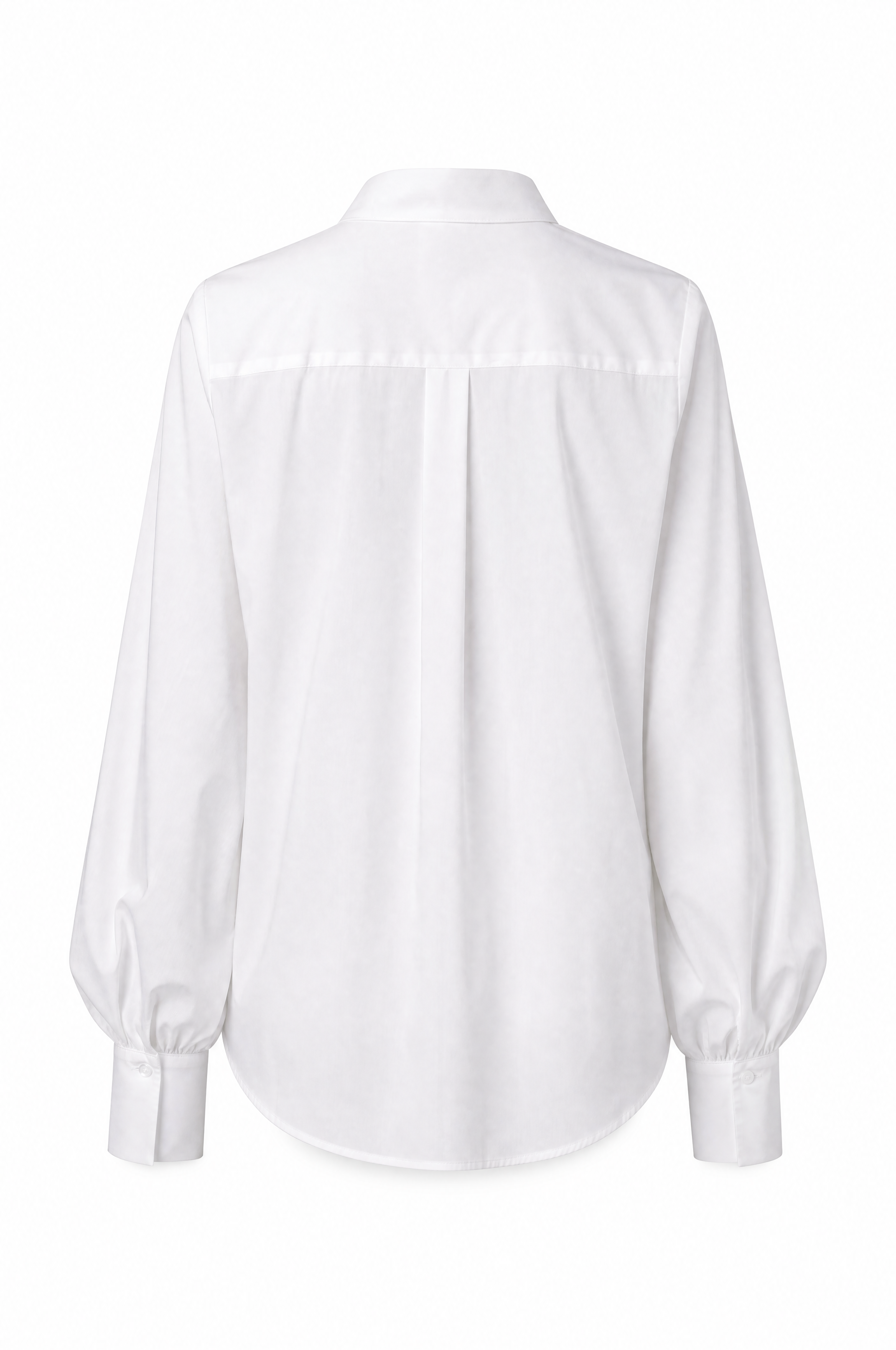 Long-sleeved blouse WHITE