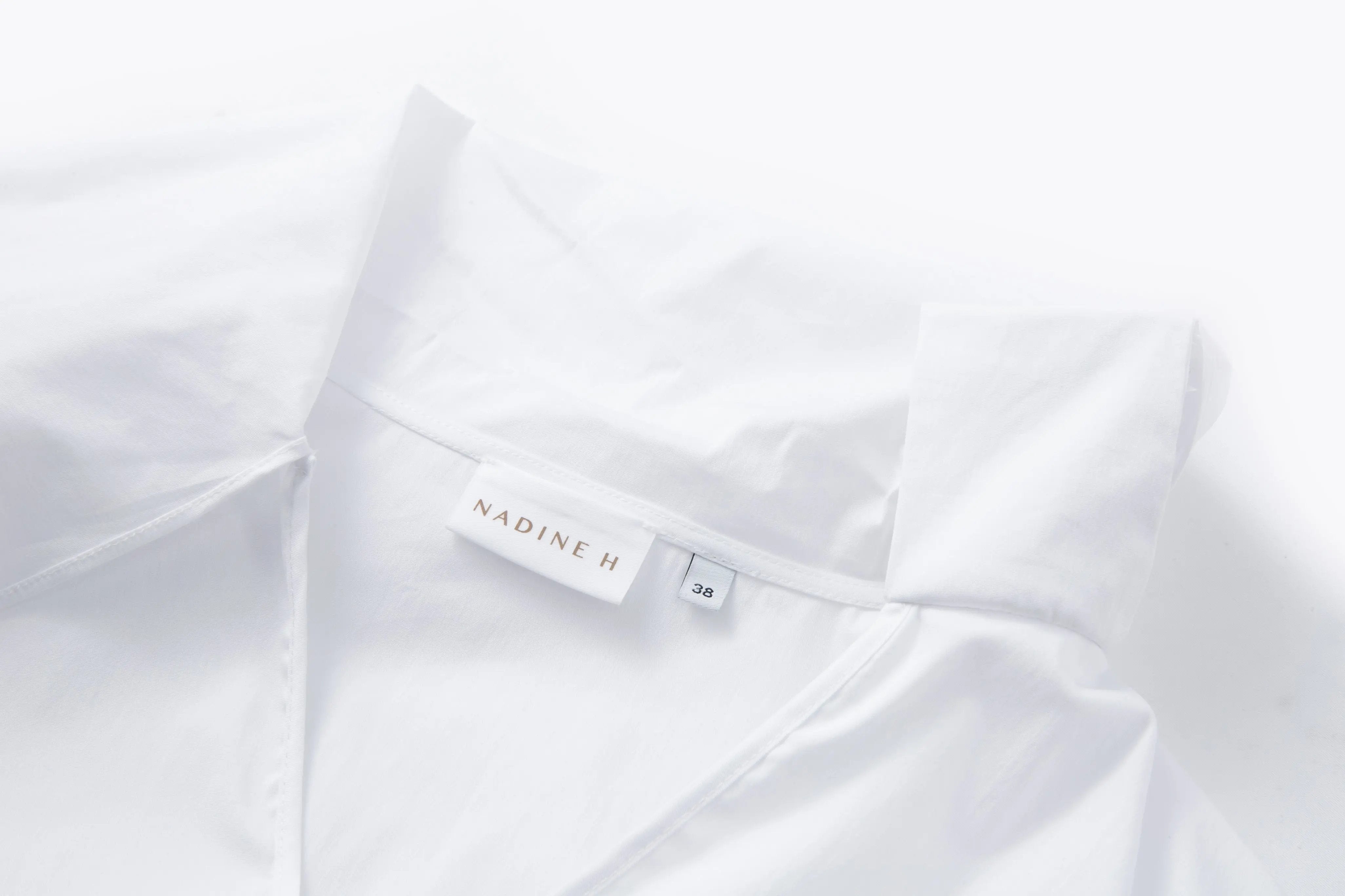 Elegante Damen Baumwollbluse mit moderner Schluppe Nadine H