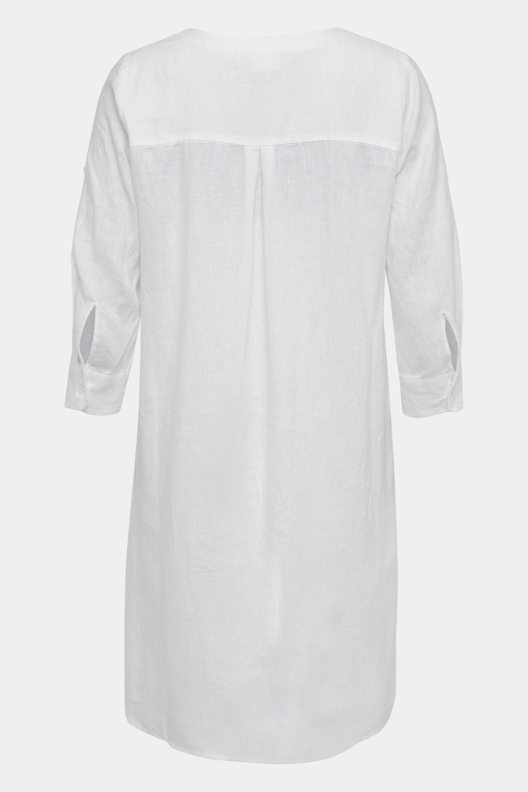 Nadine H Sommerkleid mit 3/4-Ärmeln - WHITE