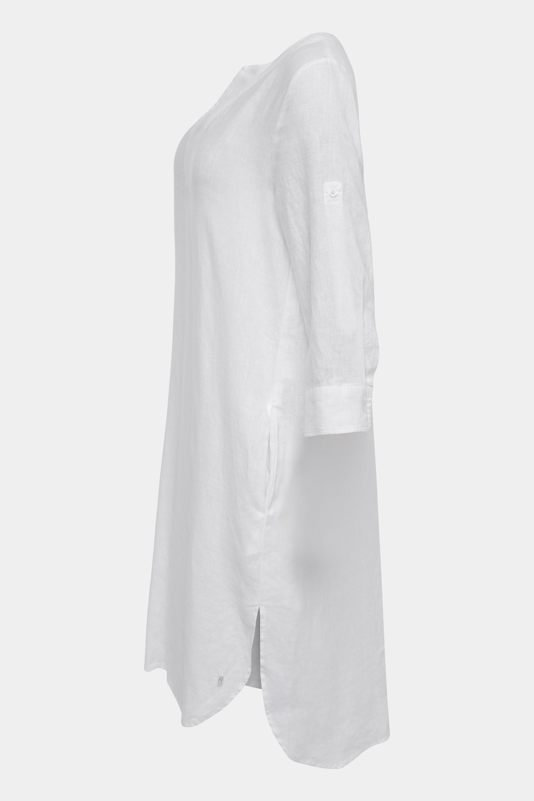 Nadine H Sommerkleid mit 3/4-Ärmeln - WHITE Nadine H