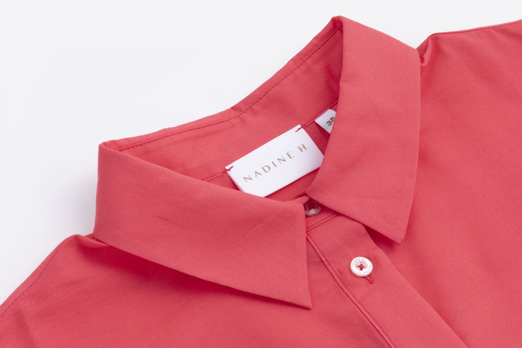 Nadine H Ärmellose Bluse - LIGHT RED PRINT