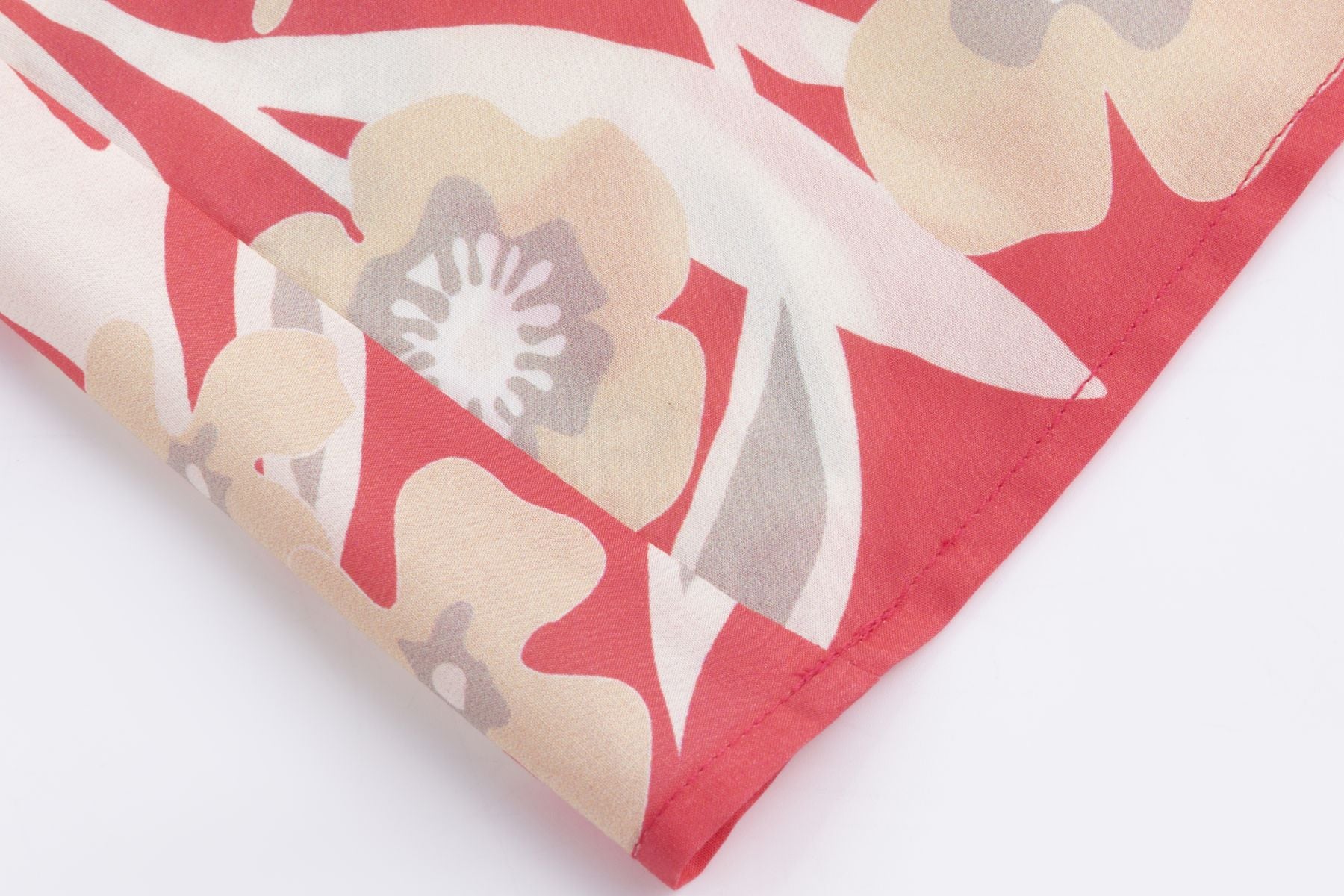 Nadine H Ärmellose Bluse - LIGHT RED PRINT