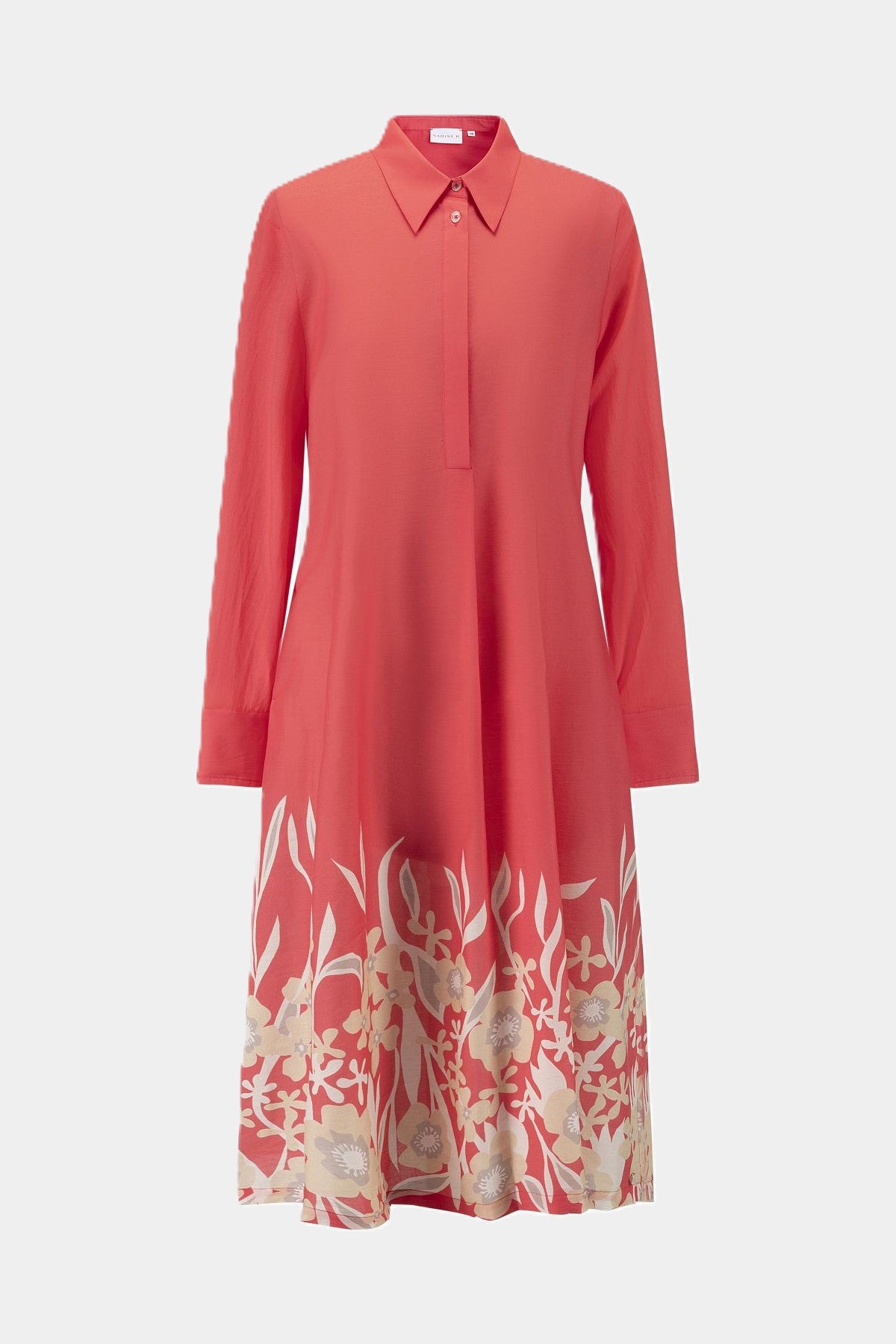 Nadine H Blusenkleid mit floralem Print - LIGHT RED