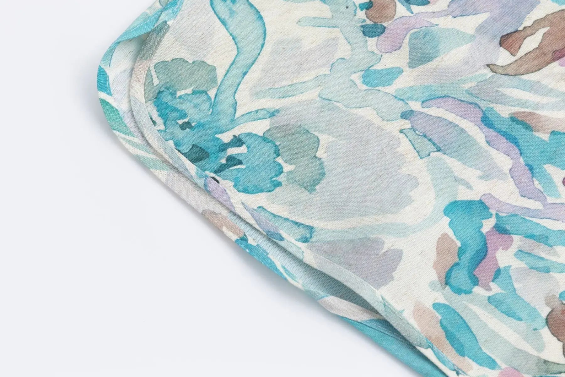 Nadine H ärmellose Bluse mit floralem Print in TURQUOISE Nadine H