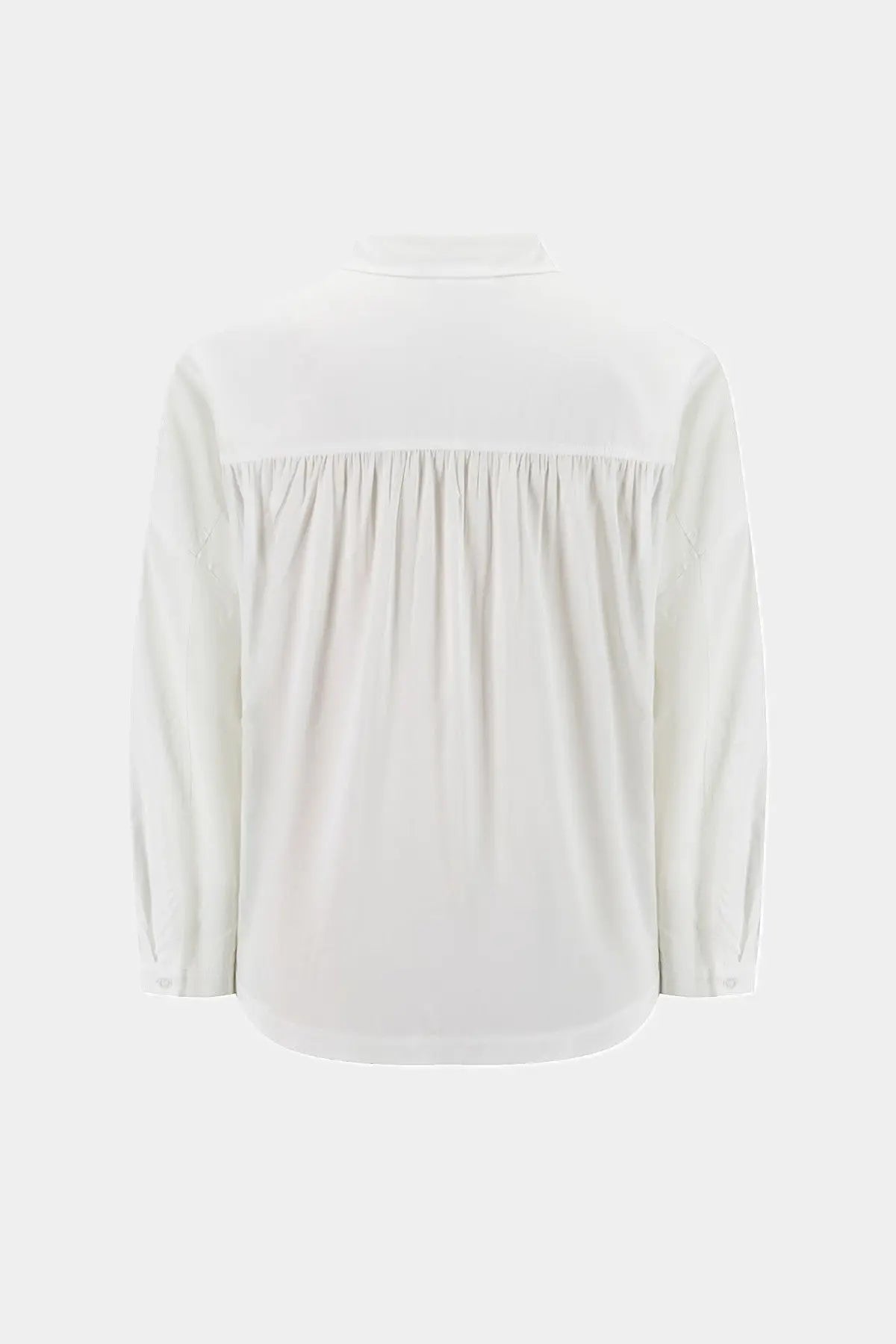 Nadine H modische Bluse mit Tunnelzug und Brusttaschen in OFF WHITE Nadine H