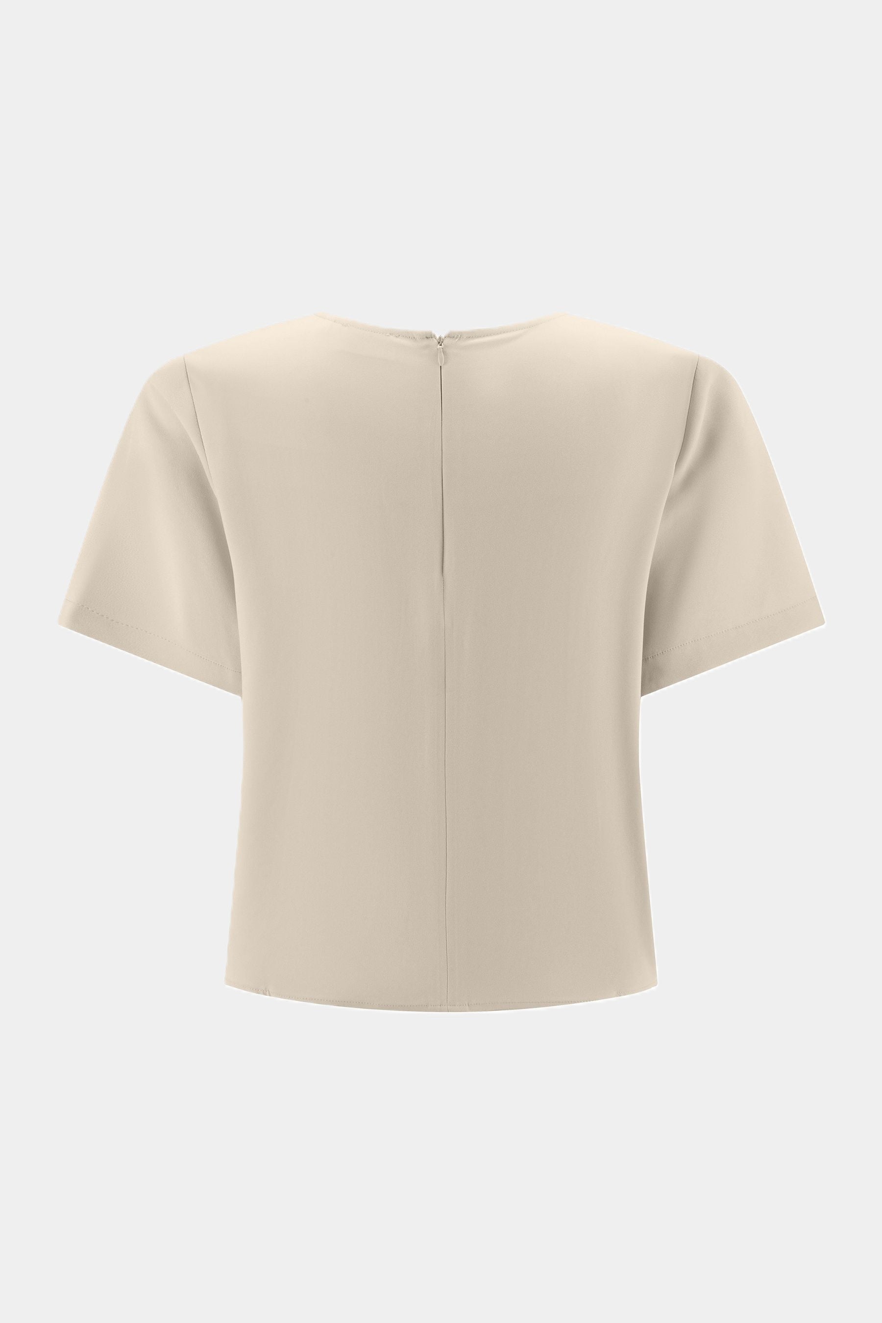 Nadine H Blouse à manches courtes avec fermeture éclair dans le dos BISQUIT
