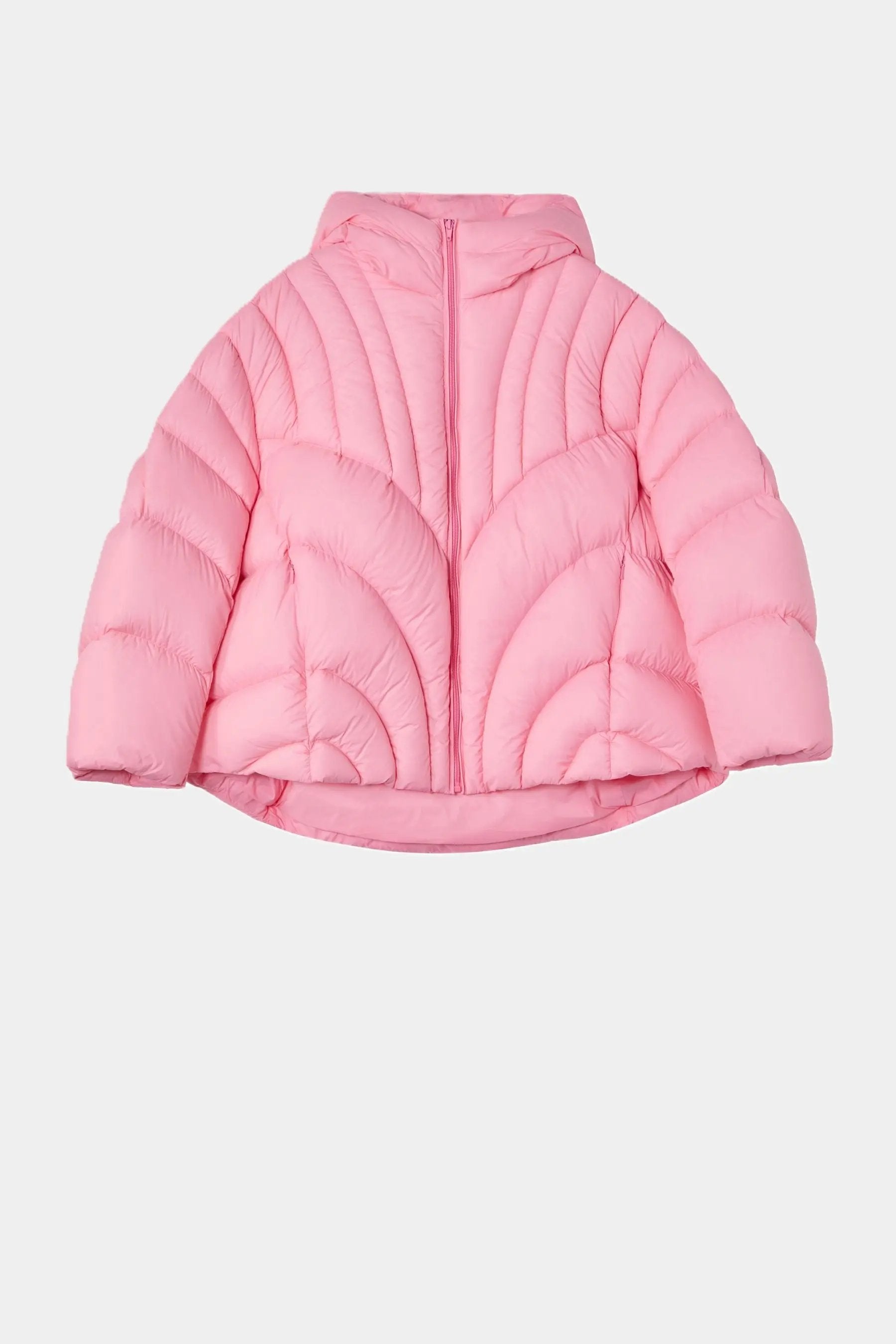 JNBY Damen Oversized Daunenjacke mit Steppung Herbst/Winter - Rosé JNBY