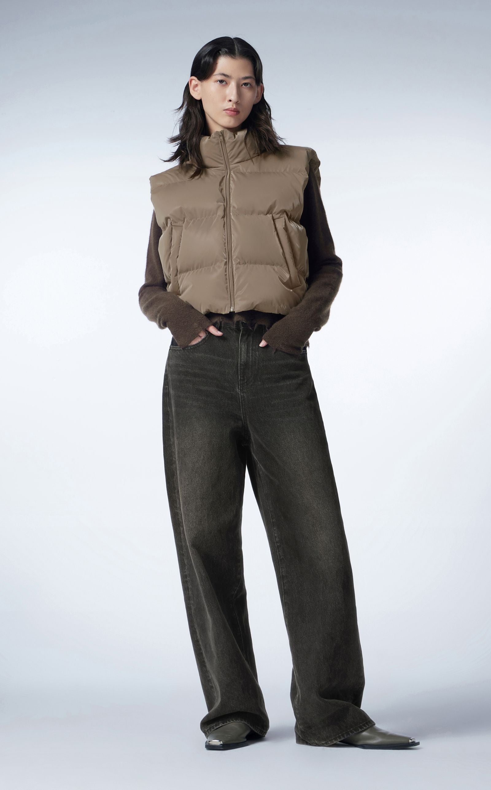 Daunenweste BROWN JNBY