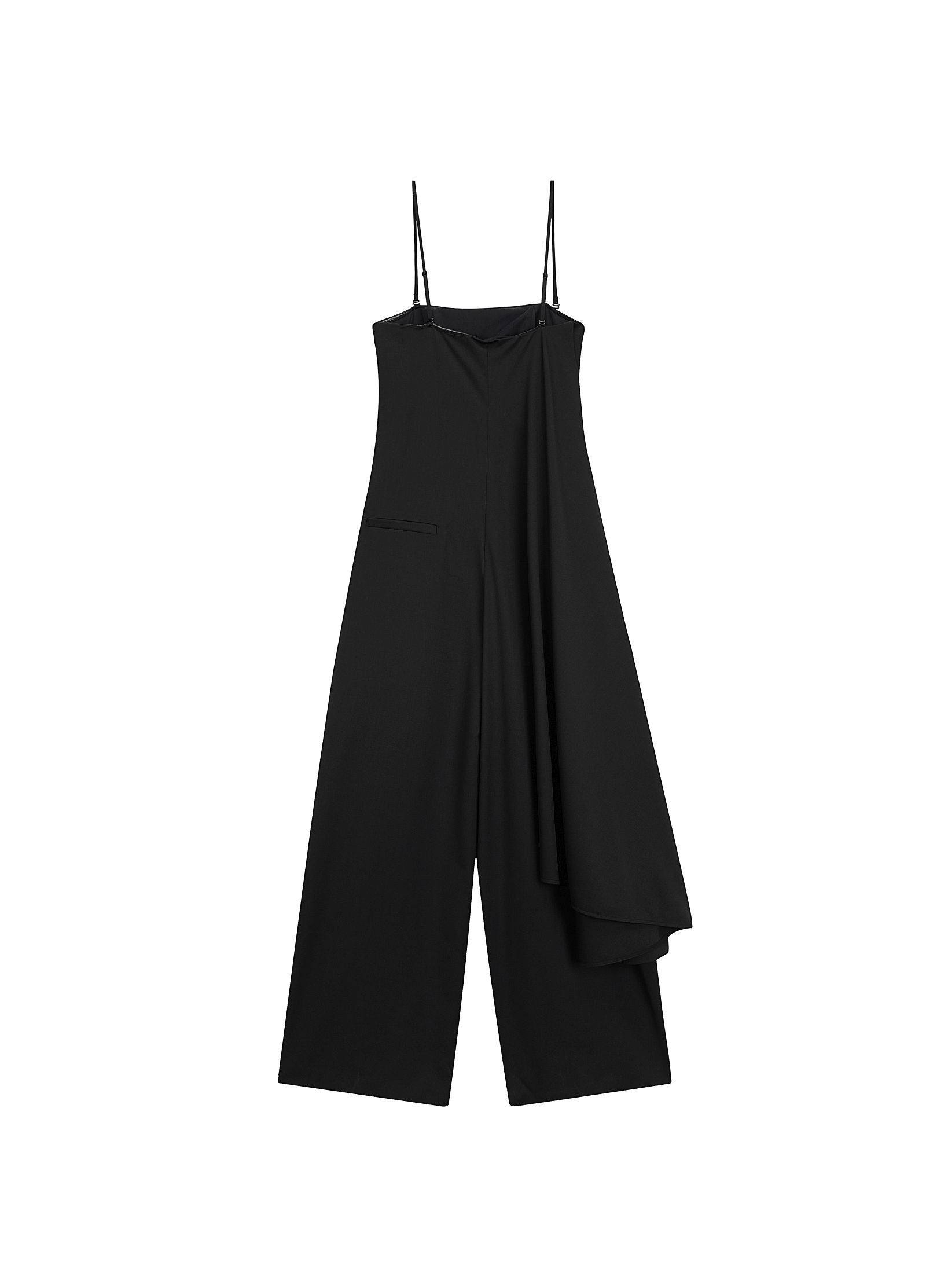 Katoenen jumpsuit ZWART