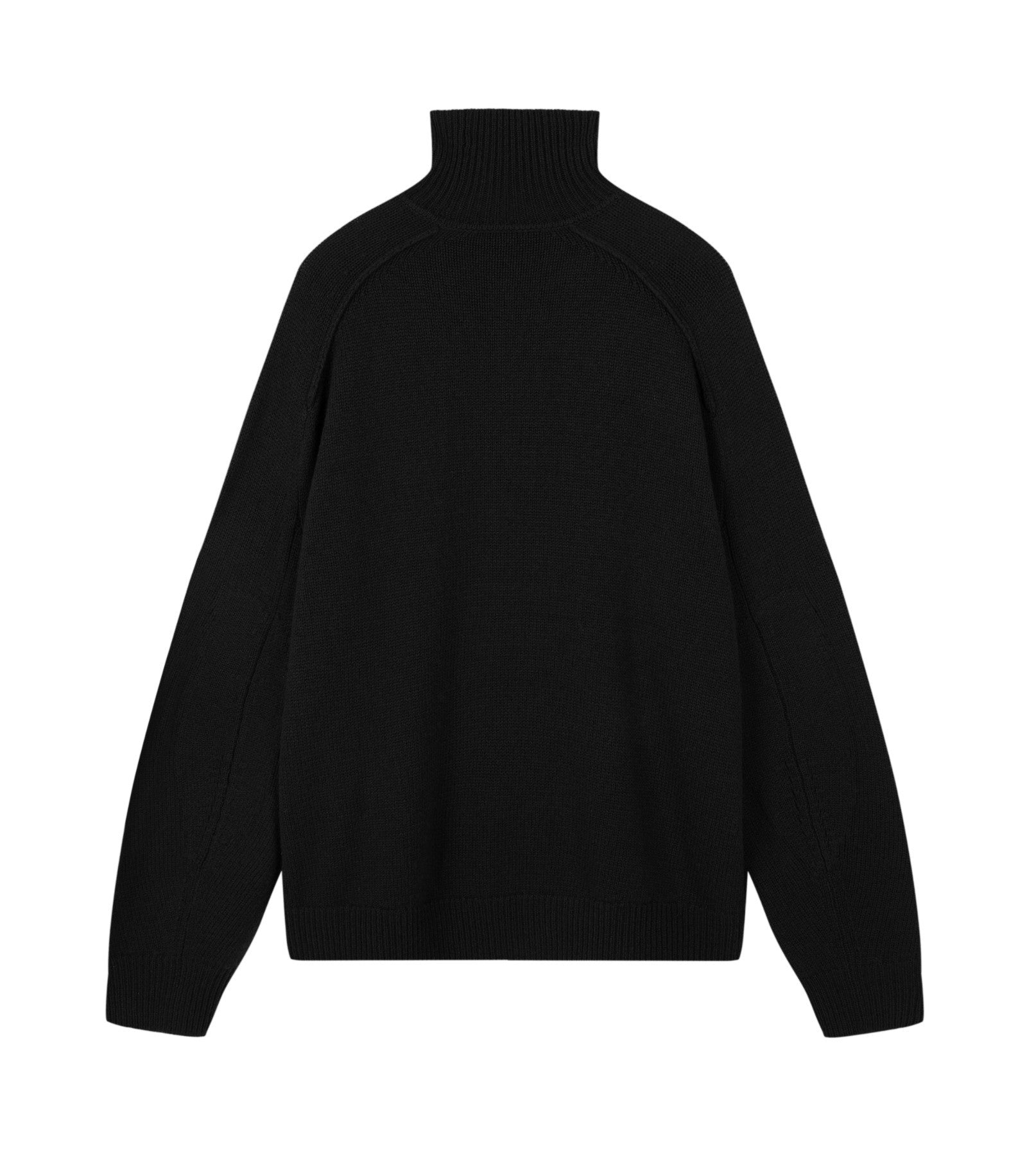 Damen Loose Sweater mit Stehkragen in Schwarz JNBY