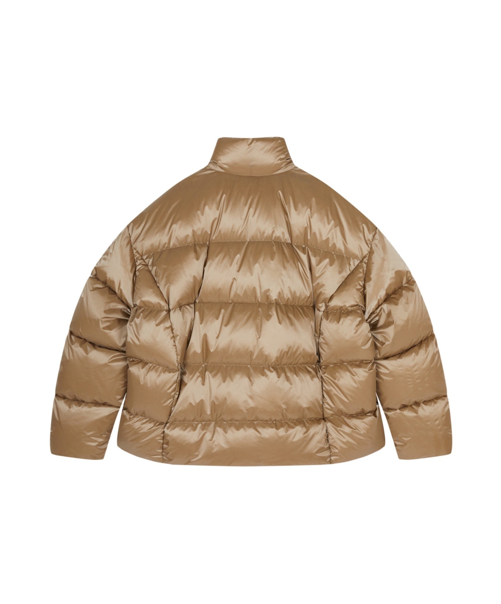 Damen Oversize Daunenmantel mit Stehkragen Gold JNBY