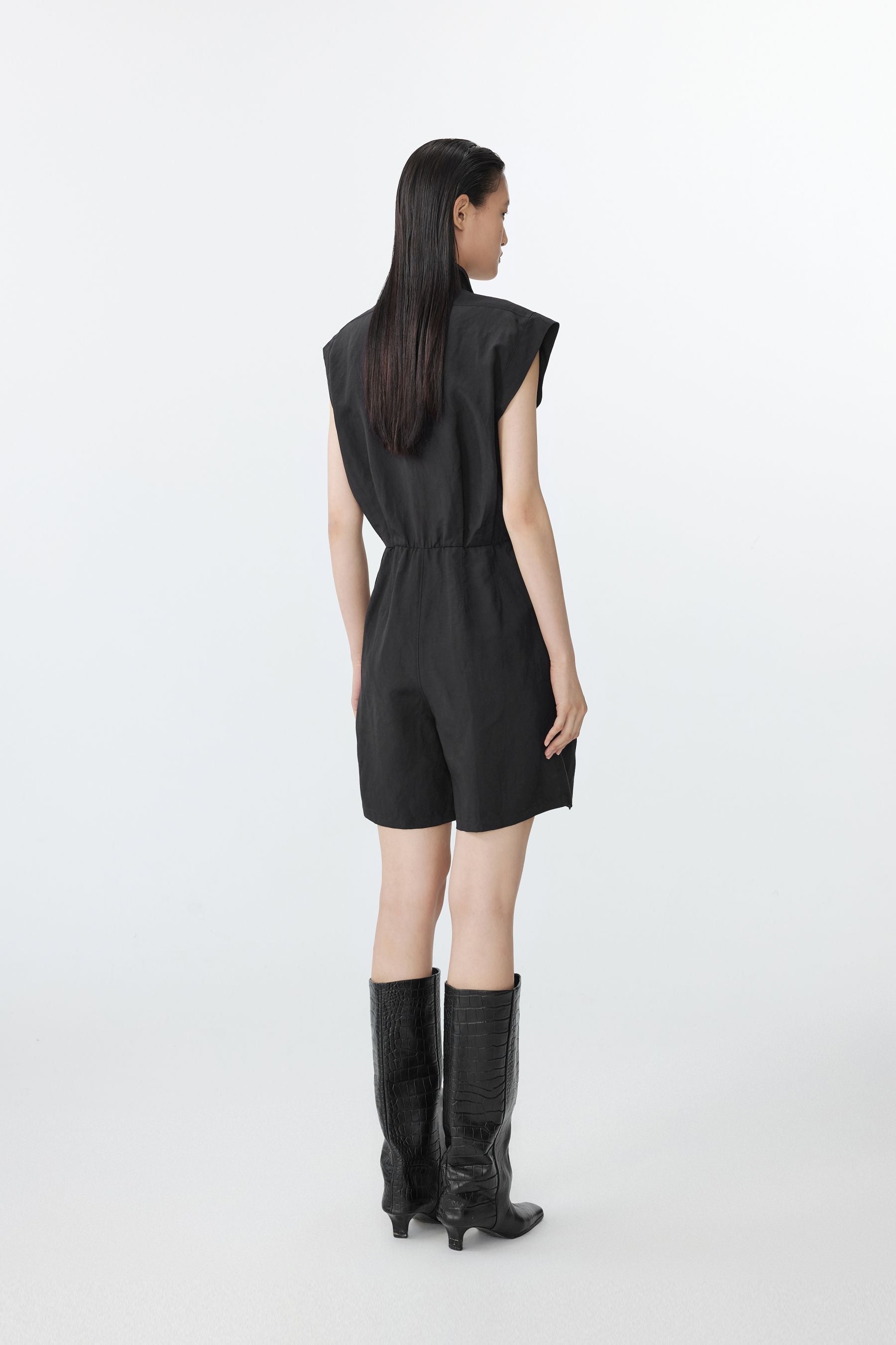 JNBY moderne jumpsuit met steekzakken BLACK