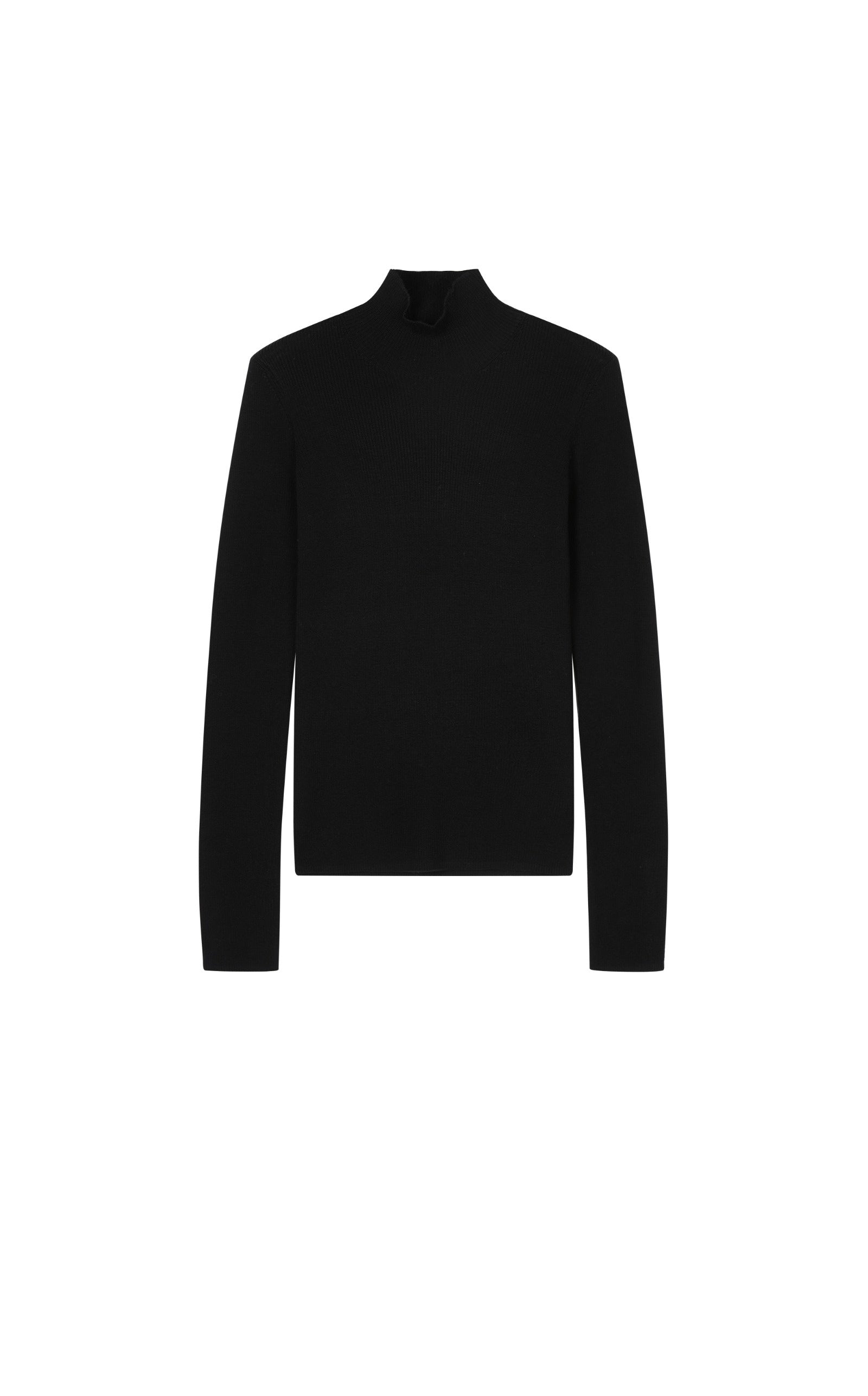 Damen eleganter Slim Sweater in BLACK LESS