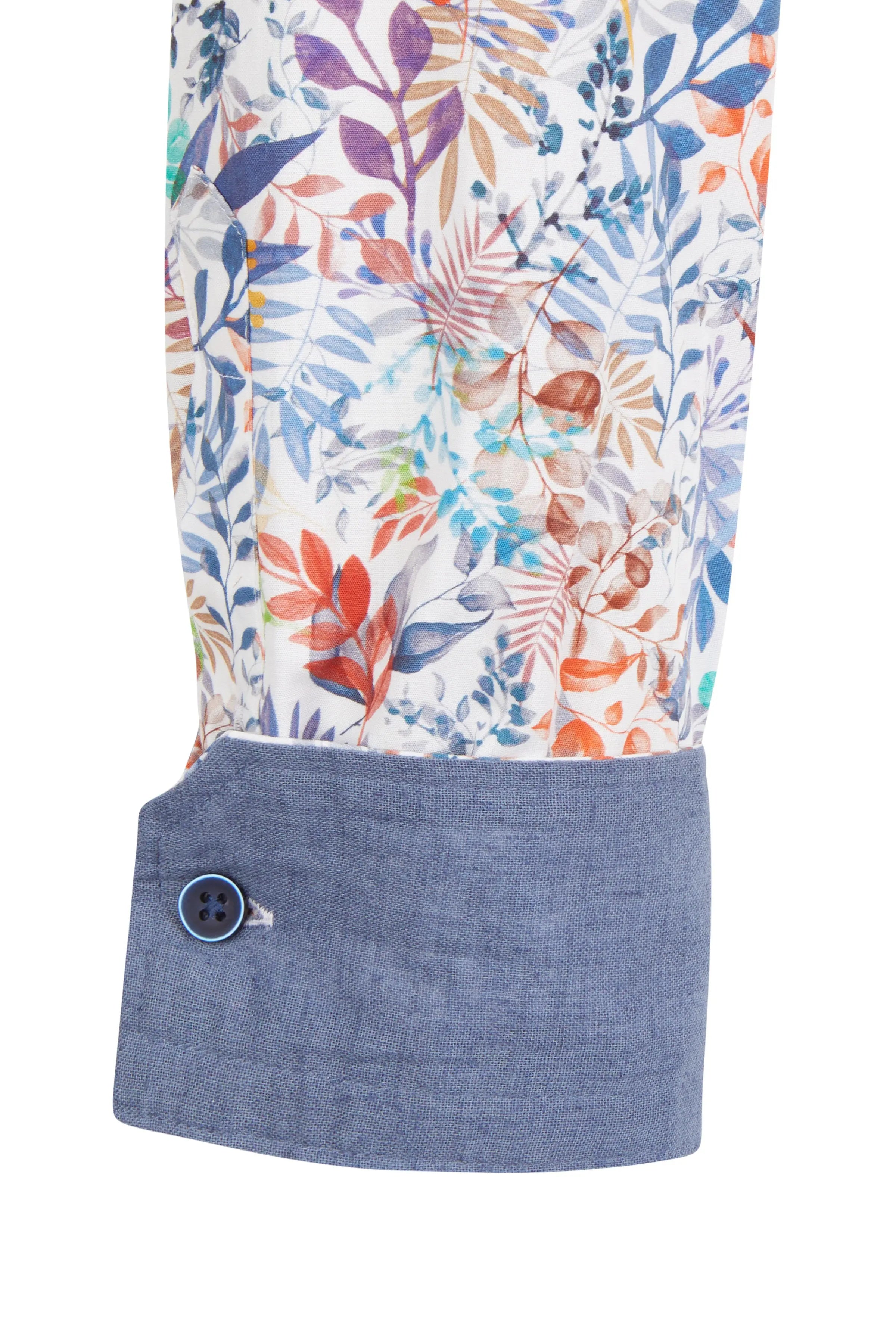 Baumwoll-Herrenhemd light blue Haupt