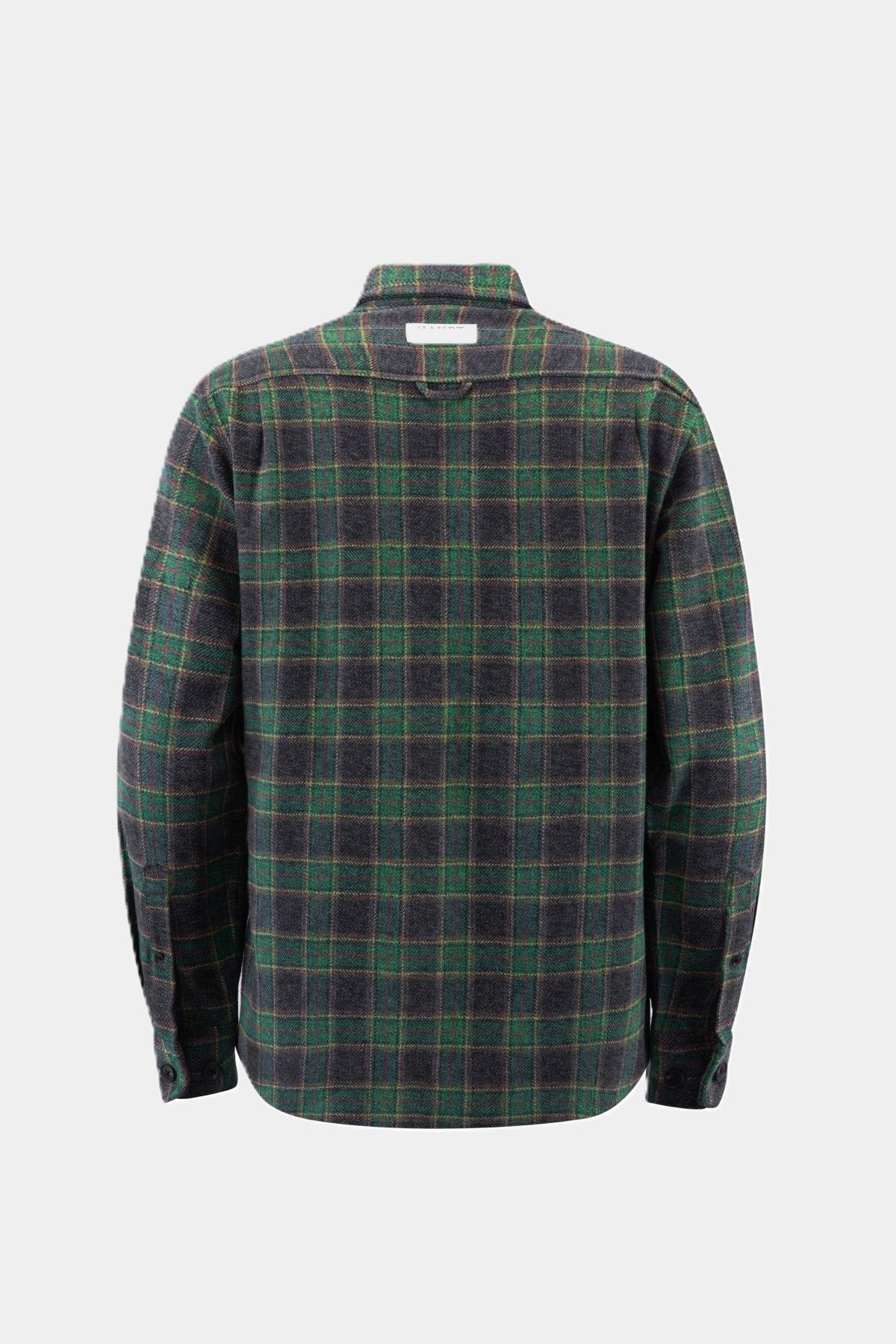 Haupt Modern Fit Flanell Langarm Herrenhemd in True Green Haupt