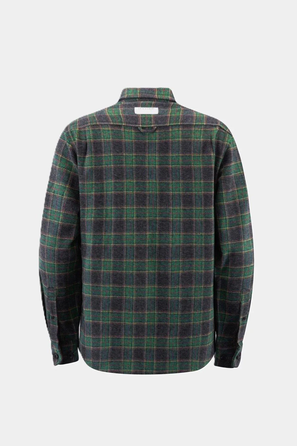 Haupt Modern Fit Flanell Langarm Herrenhemd in True Green Haupt