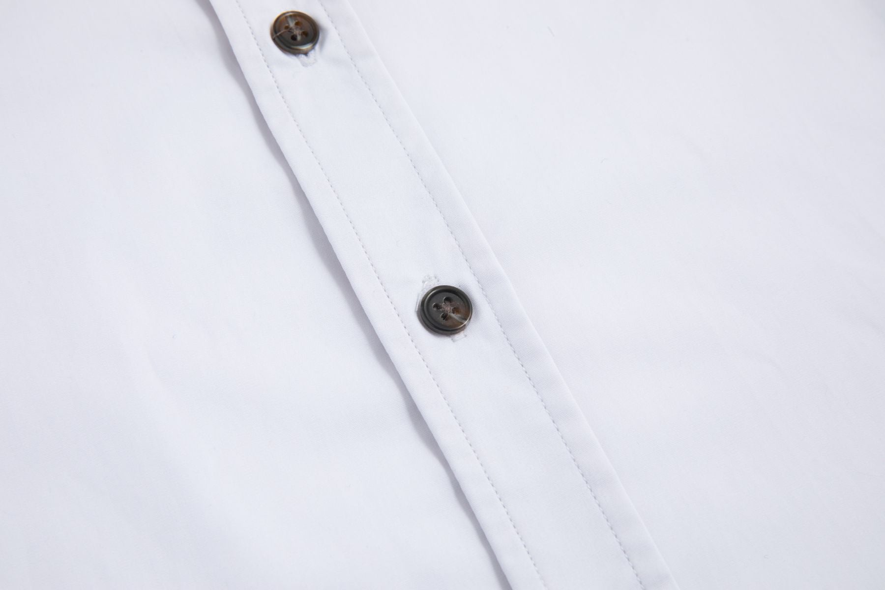 Haupt Modern Fit Langarm Herrenhemd White mit Kontrast Print in Red Haupt