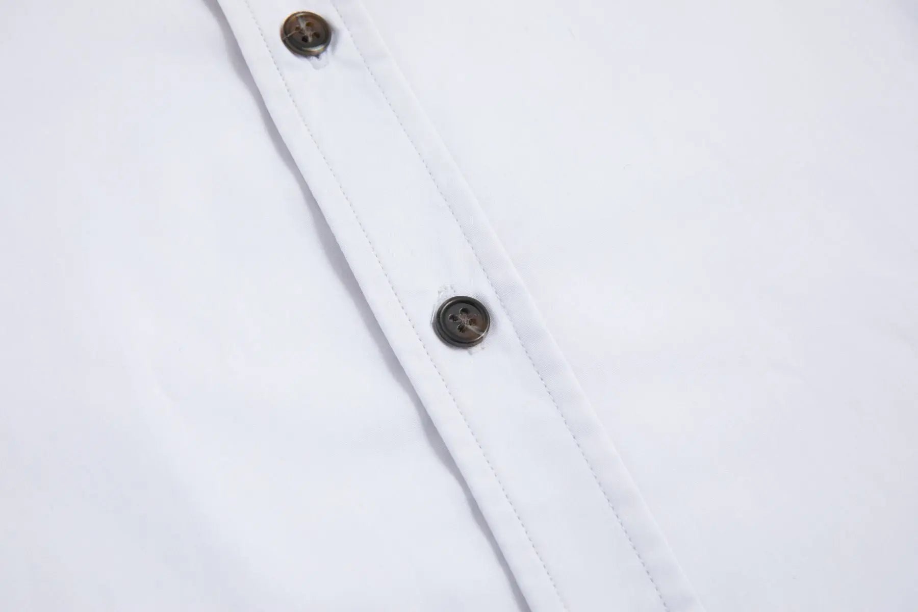 Haupt Modern Fit Langarm Herrenhemd White mit Kontrast Print in Red Haupt