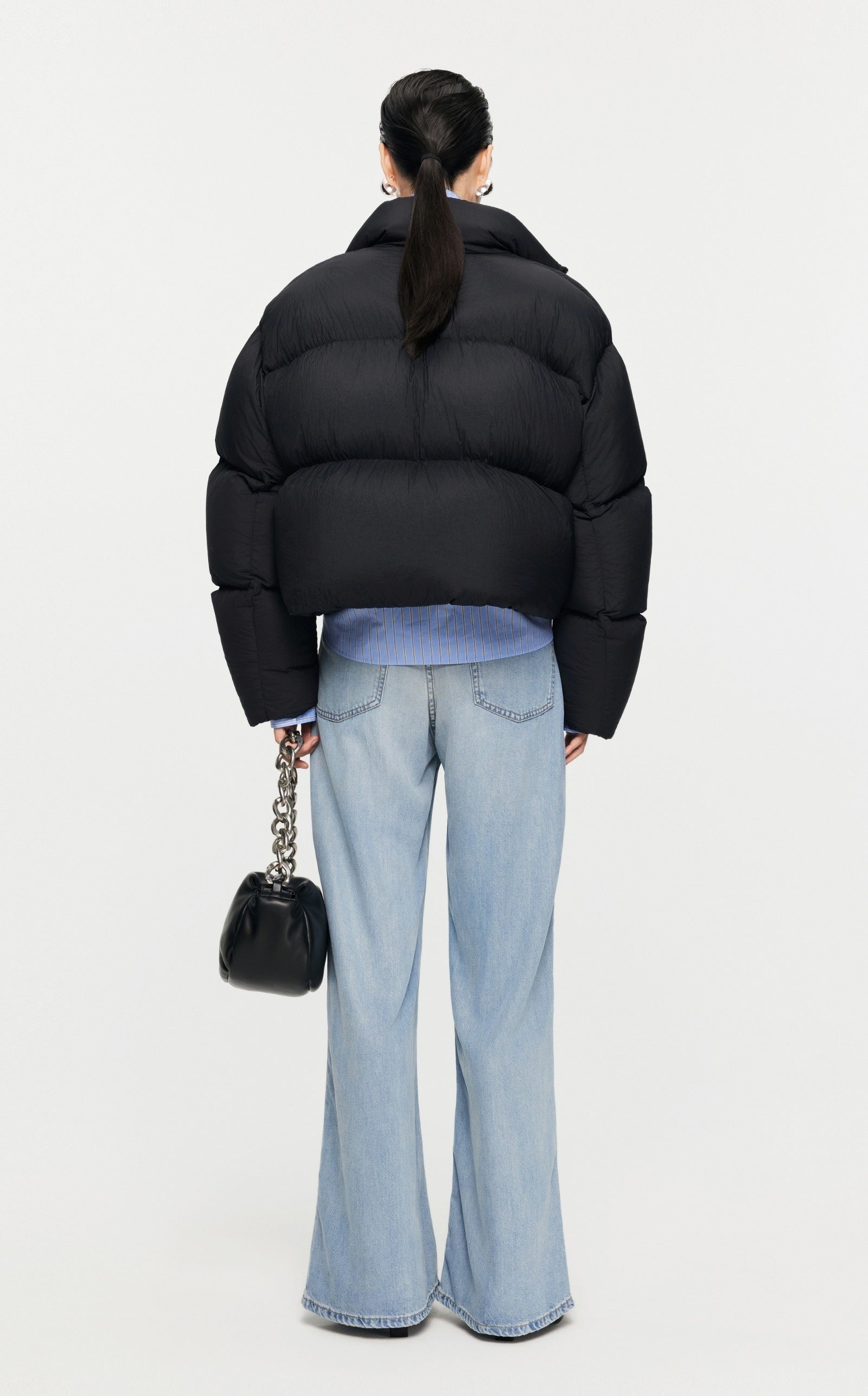 Damen Cropped Pufferjacke mit stylischem Flair JNBY