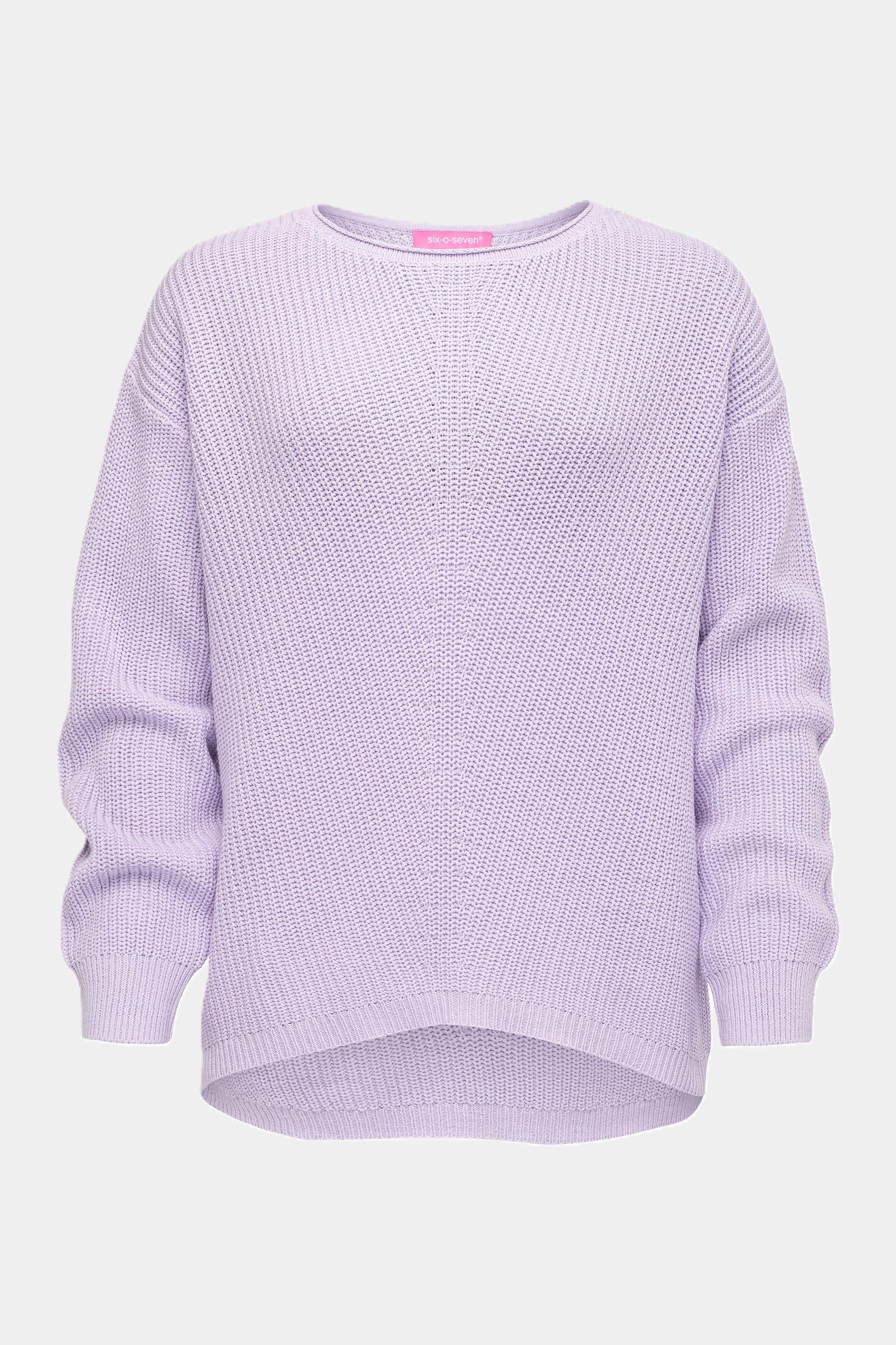 Six-o-Sept Pull en tricot BLUE BERRY SORBET