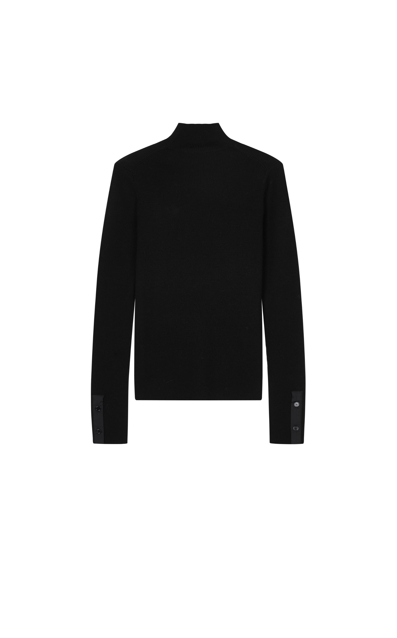 Damen eleganter Slim Sweater in BLACK LESS