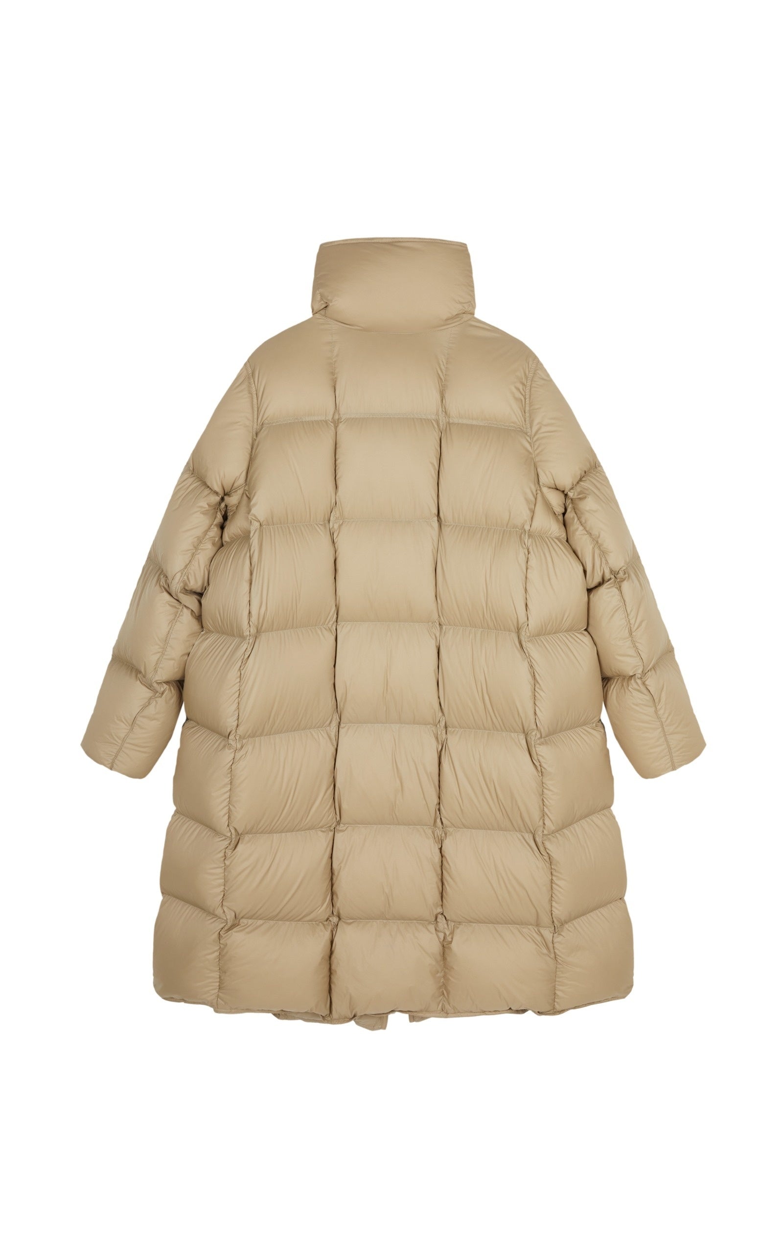 Damen Regular Daunenmantel mit hohem Stehkragen & Kachelsteppung JNBY