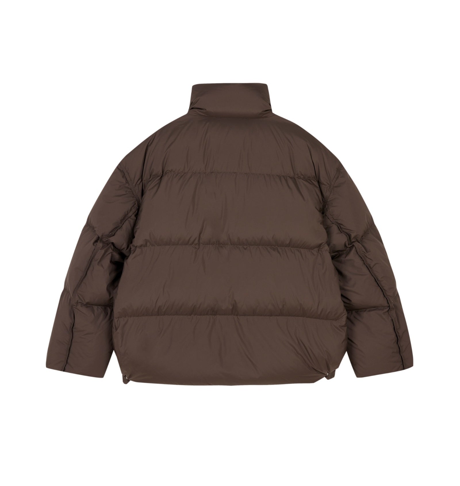 Damen Oversize Winter Daunenjacke mit Zwei-Wege-Reißverschluss LESS