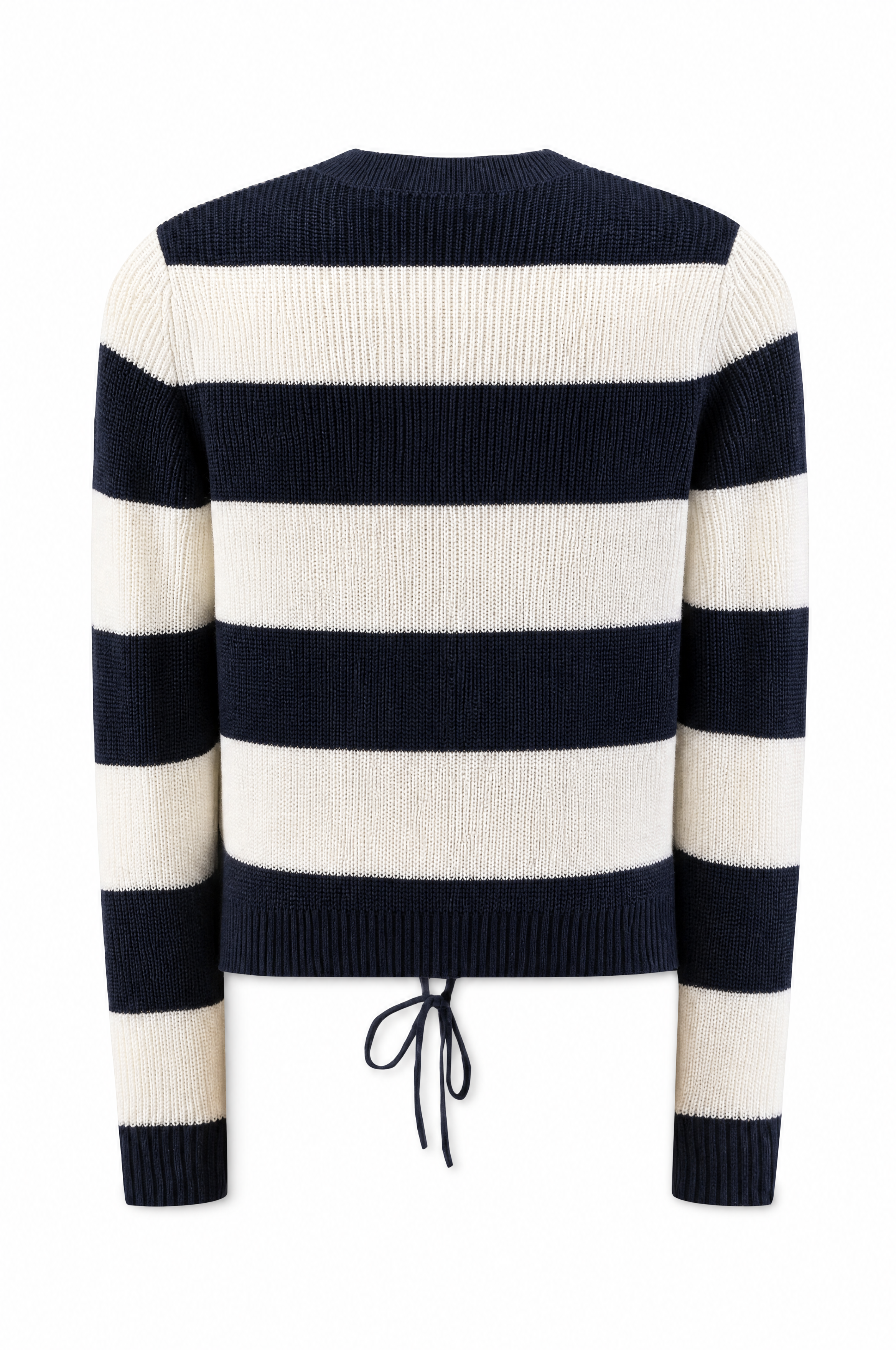 Strickjacke im maritimen Look und V-Ausschnitt aus Wolle ideal Frühling