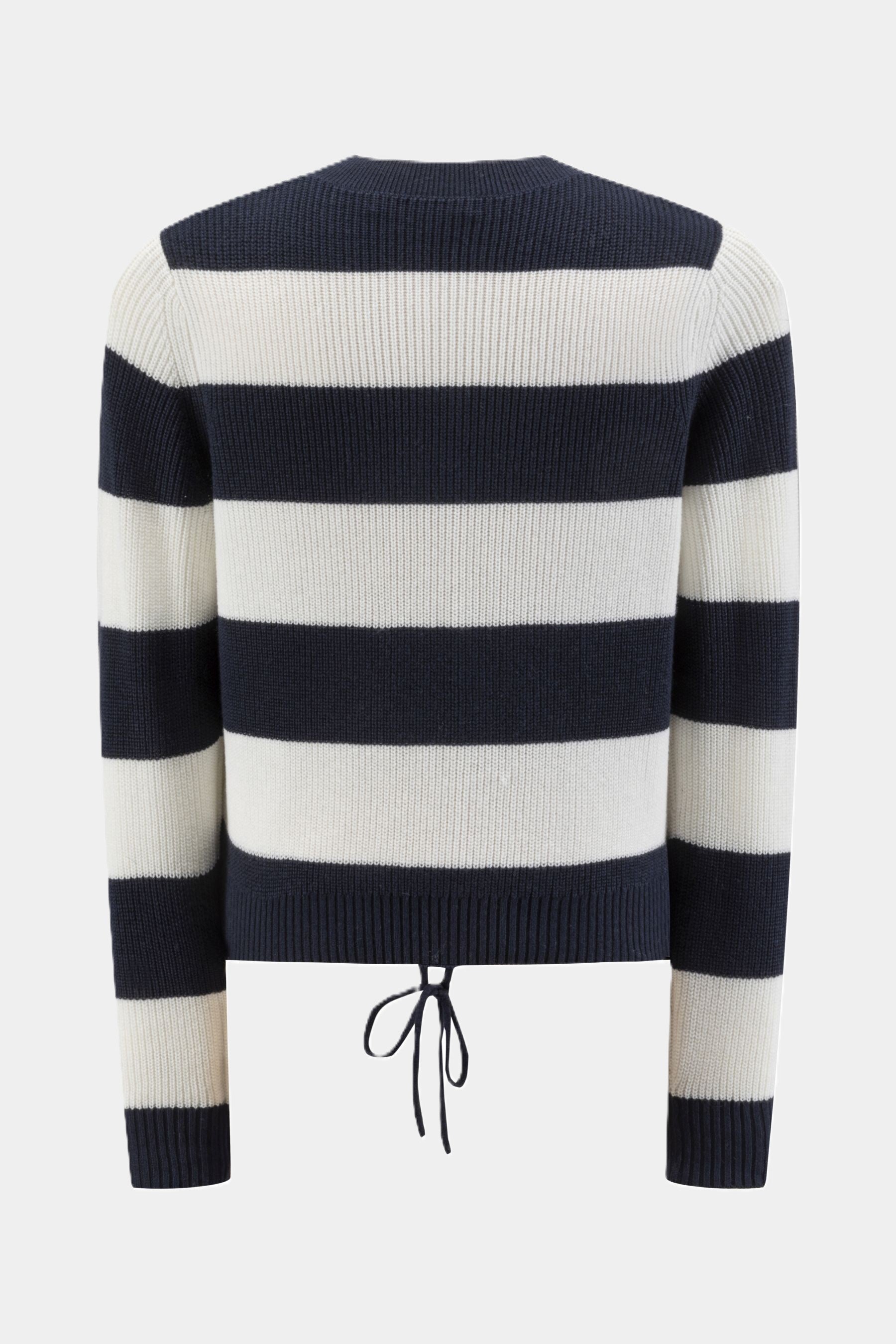 Cassis Streifenpullover und Kordelzug - NAVY Cassis