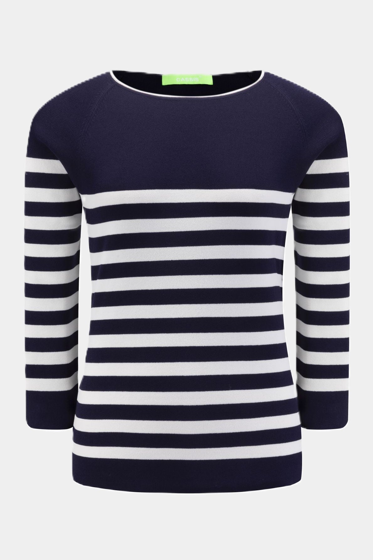 Cassis Streifenpullover mit maritimem Flair NAVY