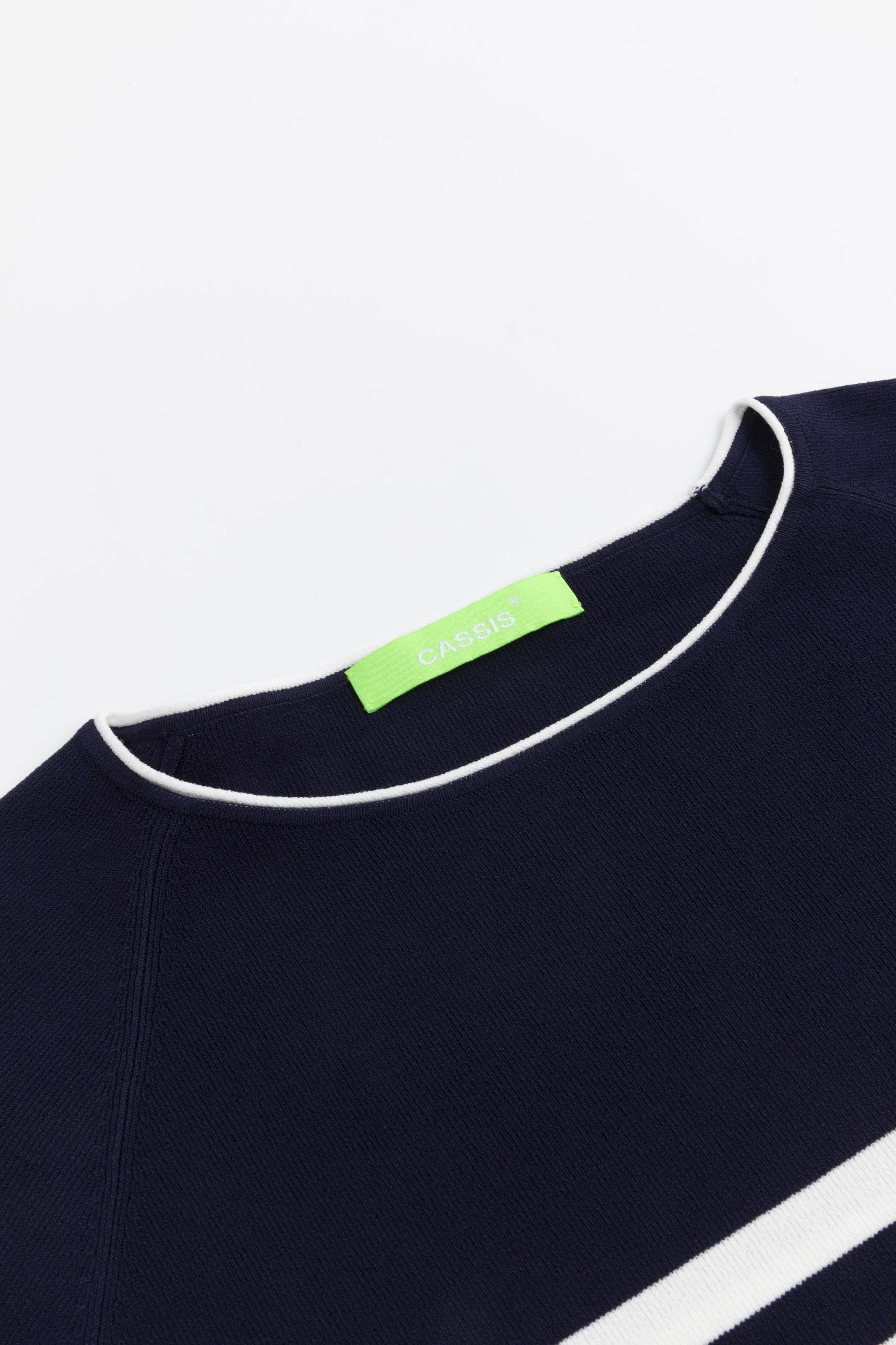 Cassis Streifenpullover mit maritimem Flair NAVY