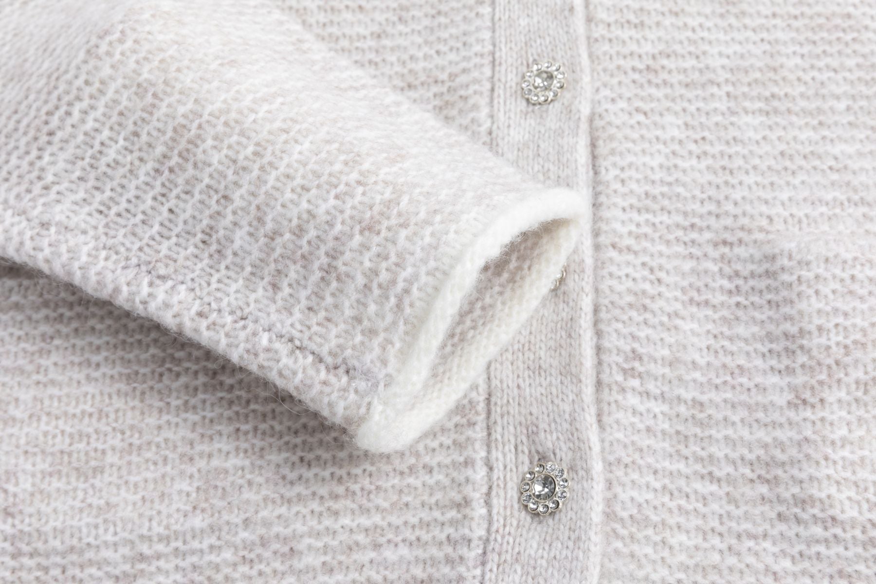 Cardigan with sparkling glitter buttons KITT