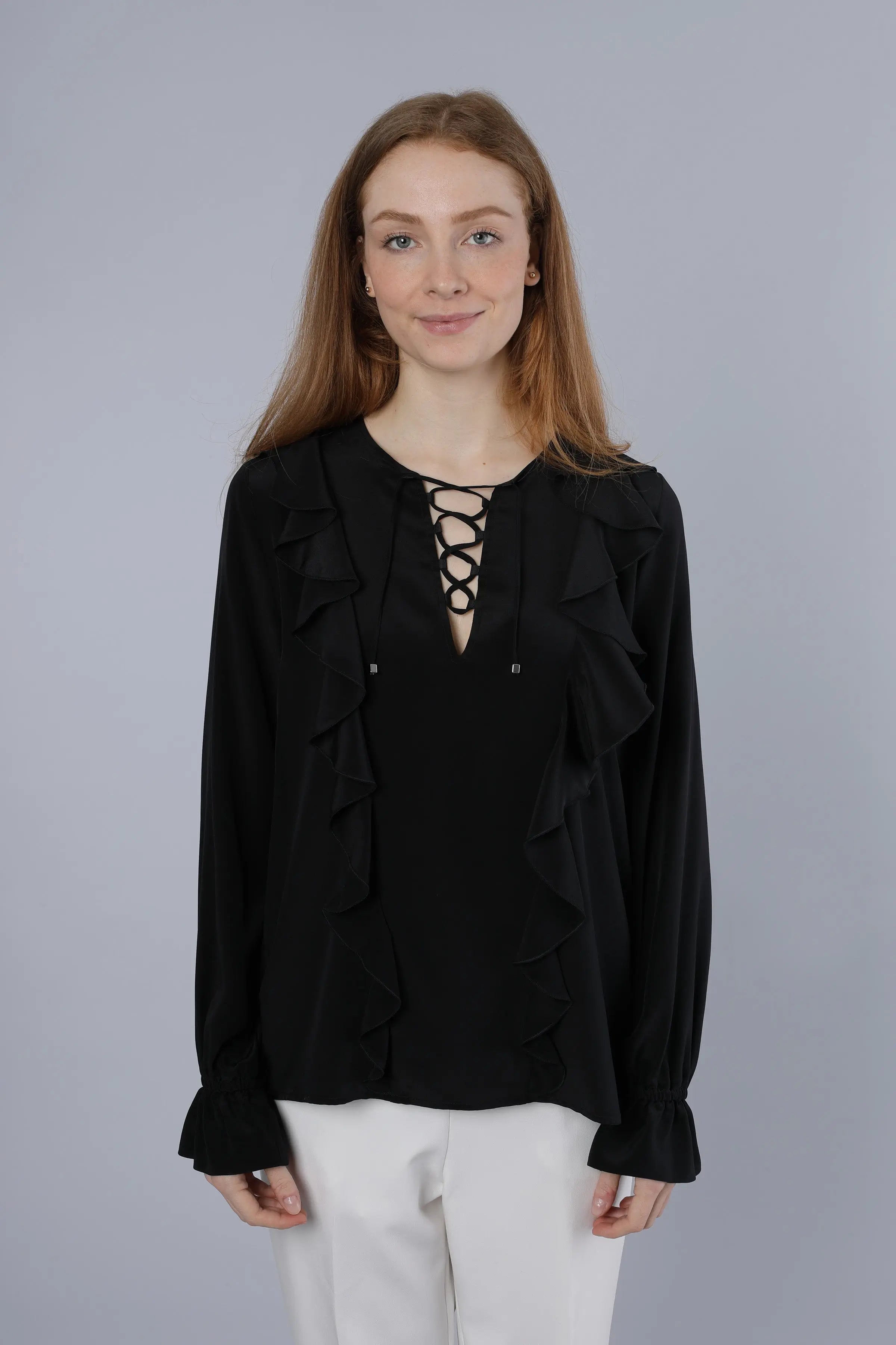 Seidenbluse BLACK Nadine H