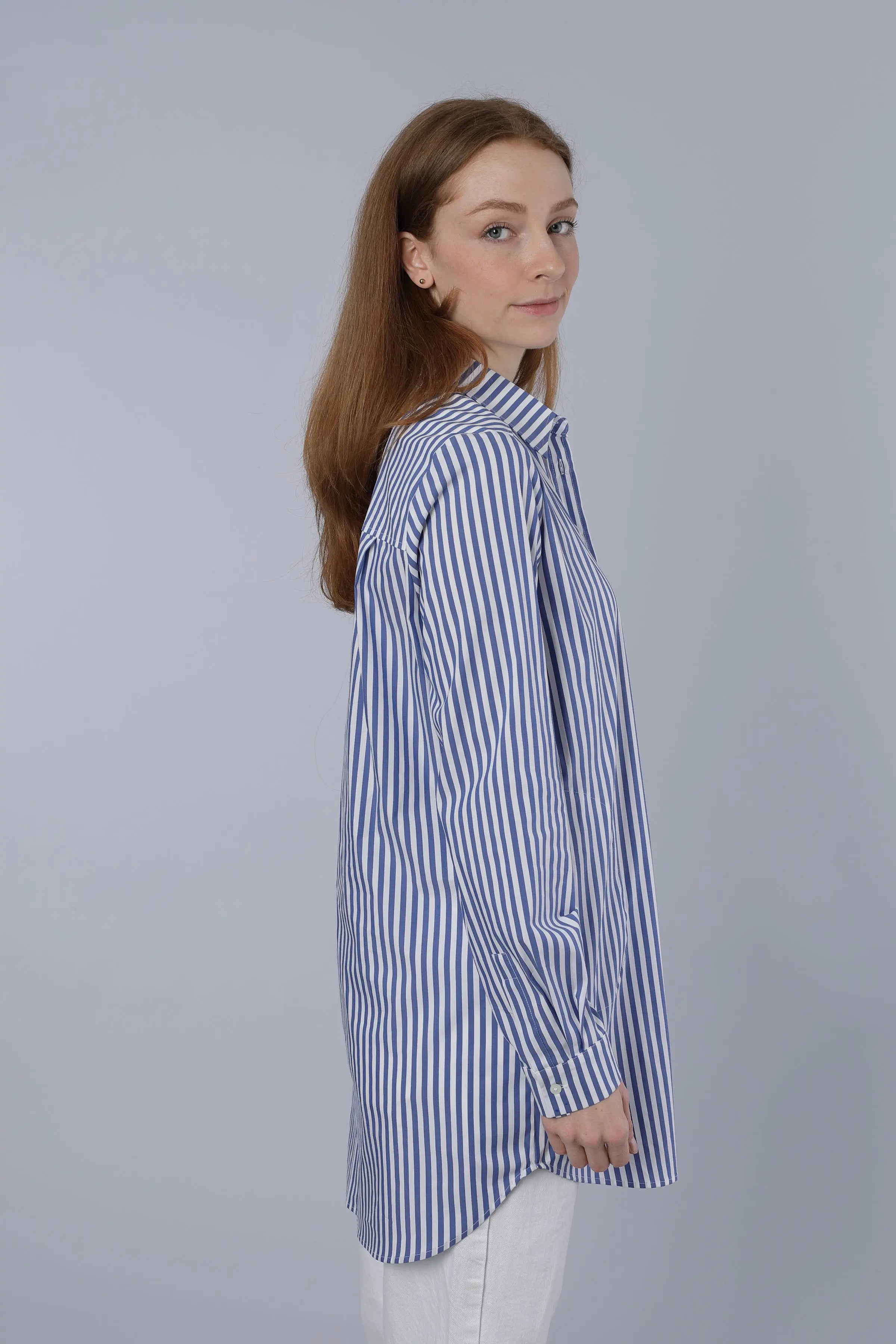 Lange Bluse LIGHT BLUE Nadine H