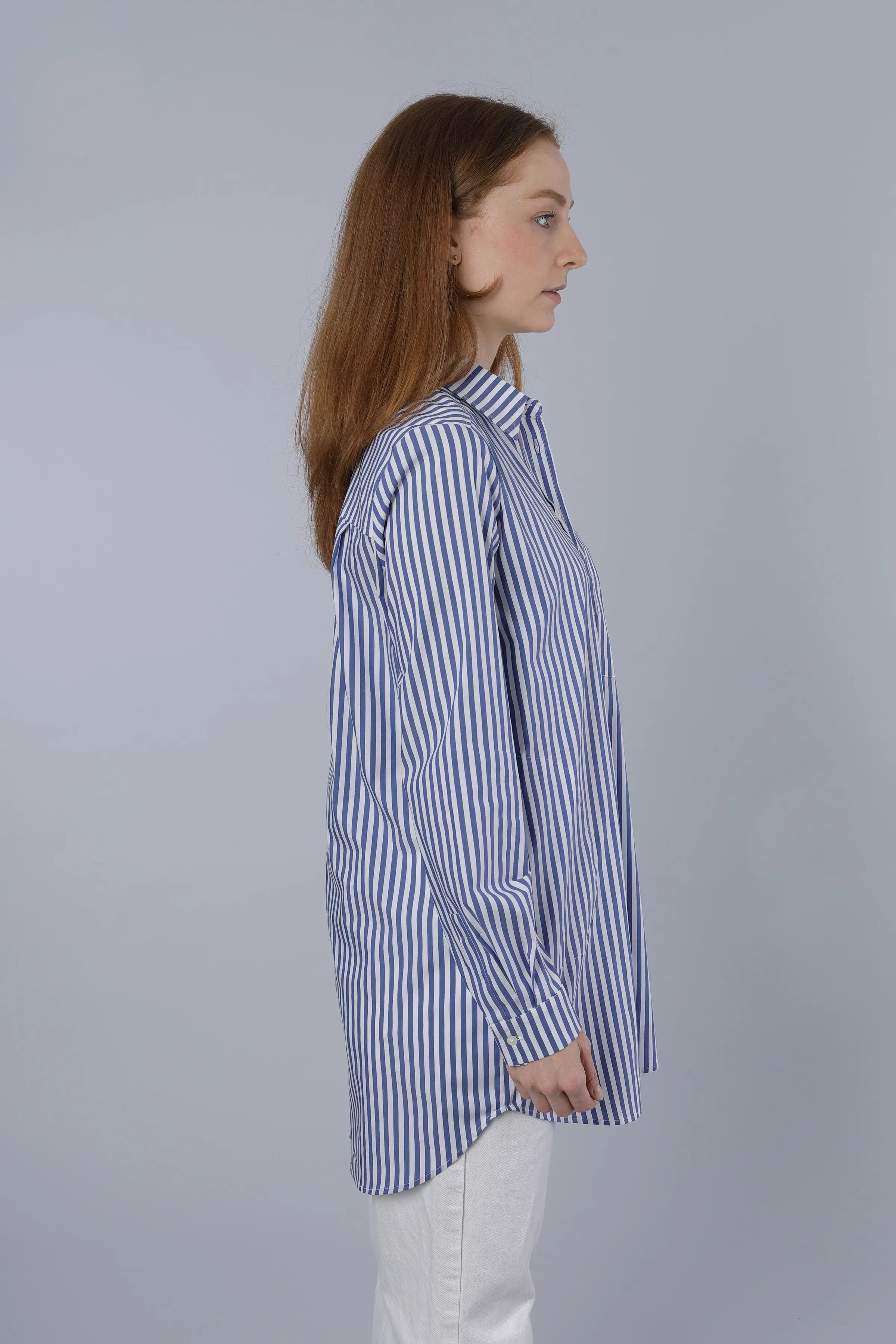 Lange Bluse LIGHT BLUE Nadine H