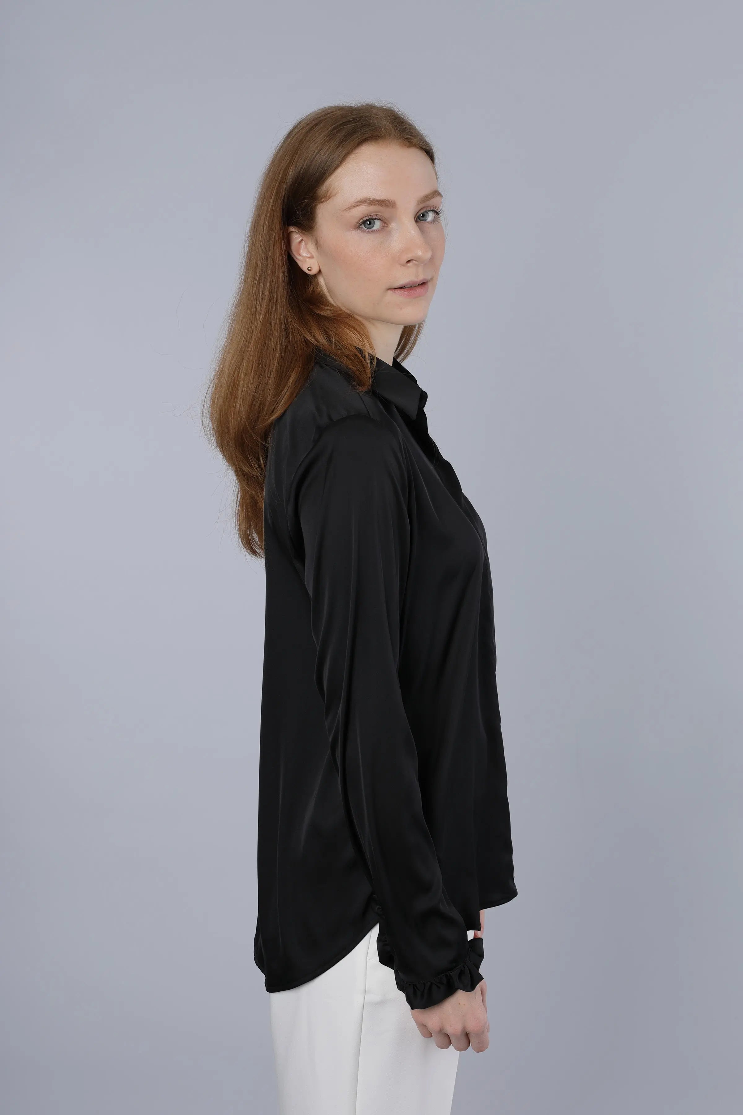 Leichte Bluse BLACK Nadine H