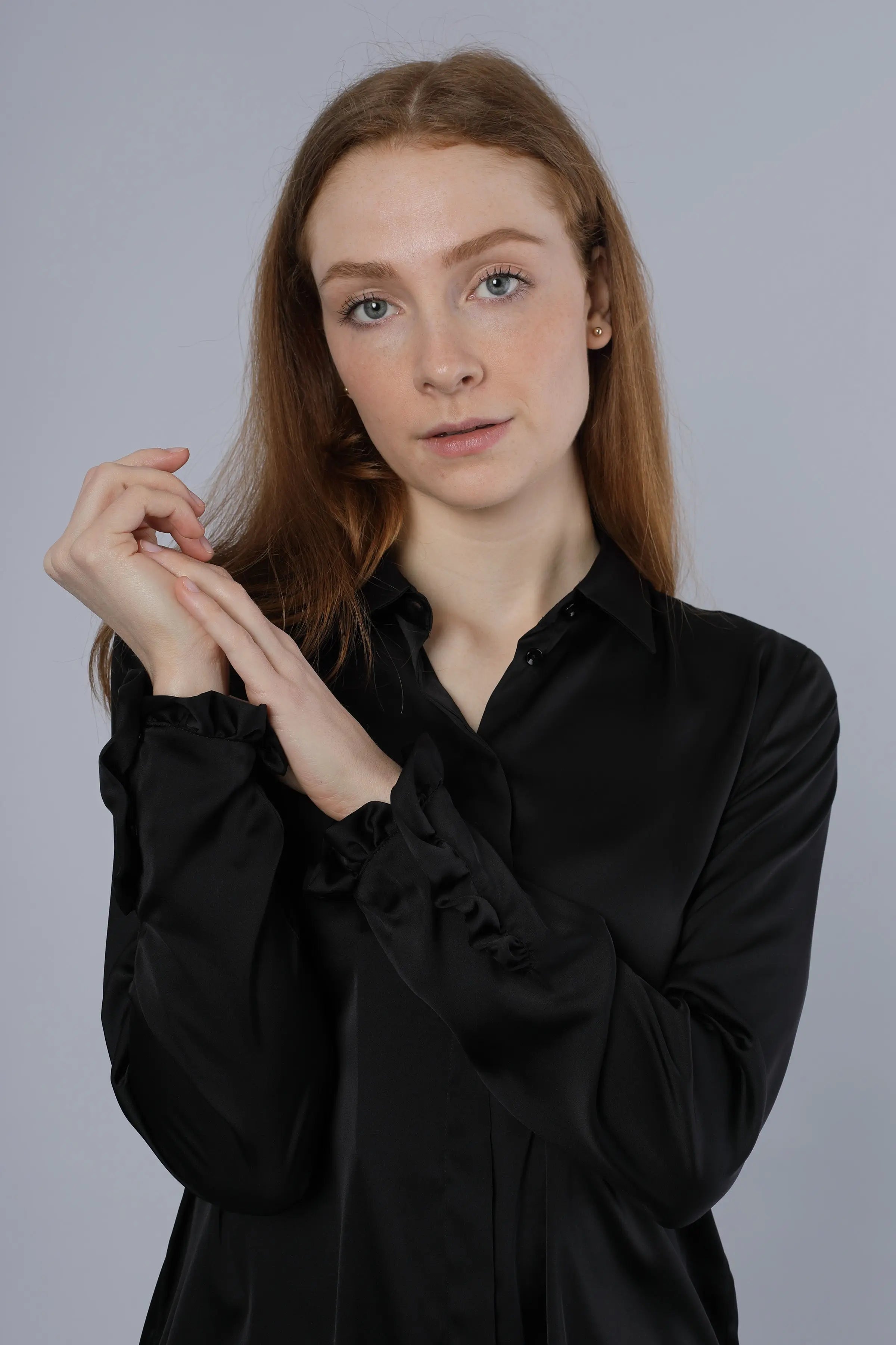 Leichte Bluse BLACK Nadine H