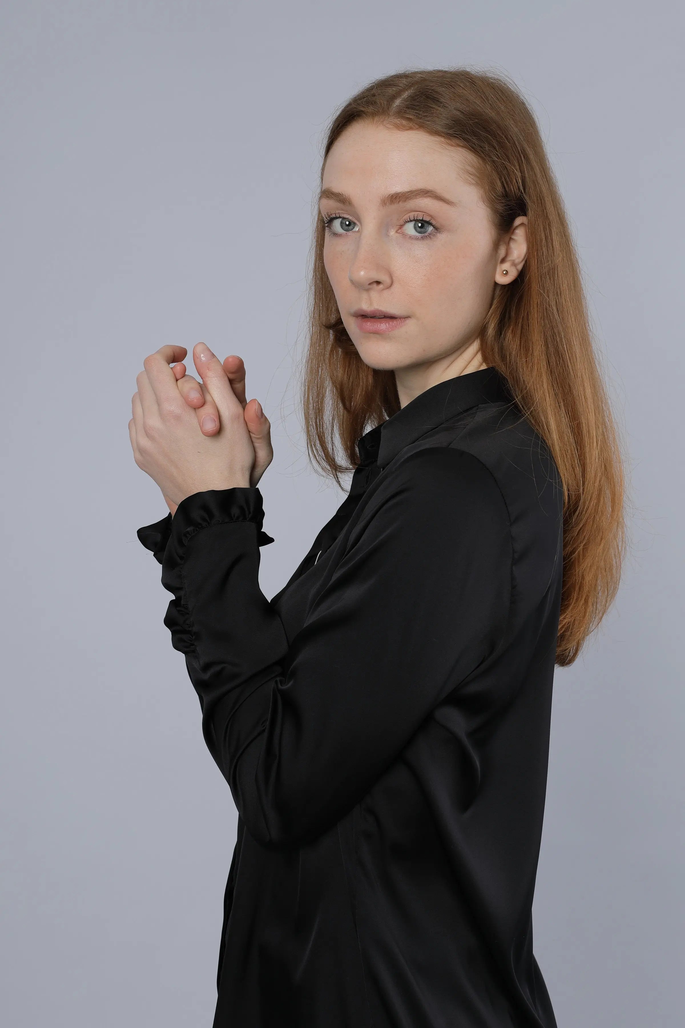 Leichte Bluse BLACK Nadine H