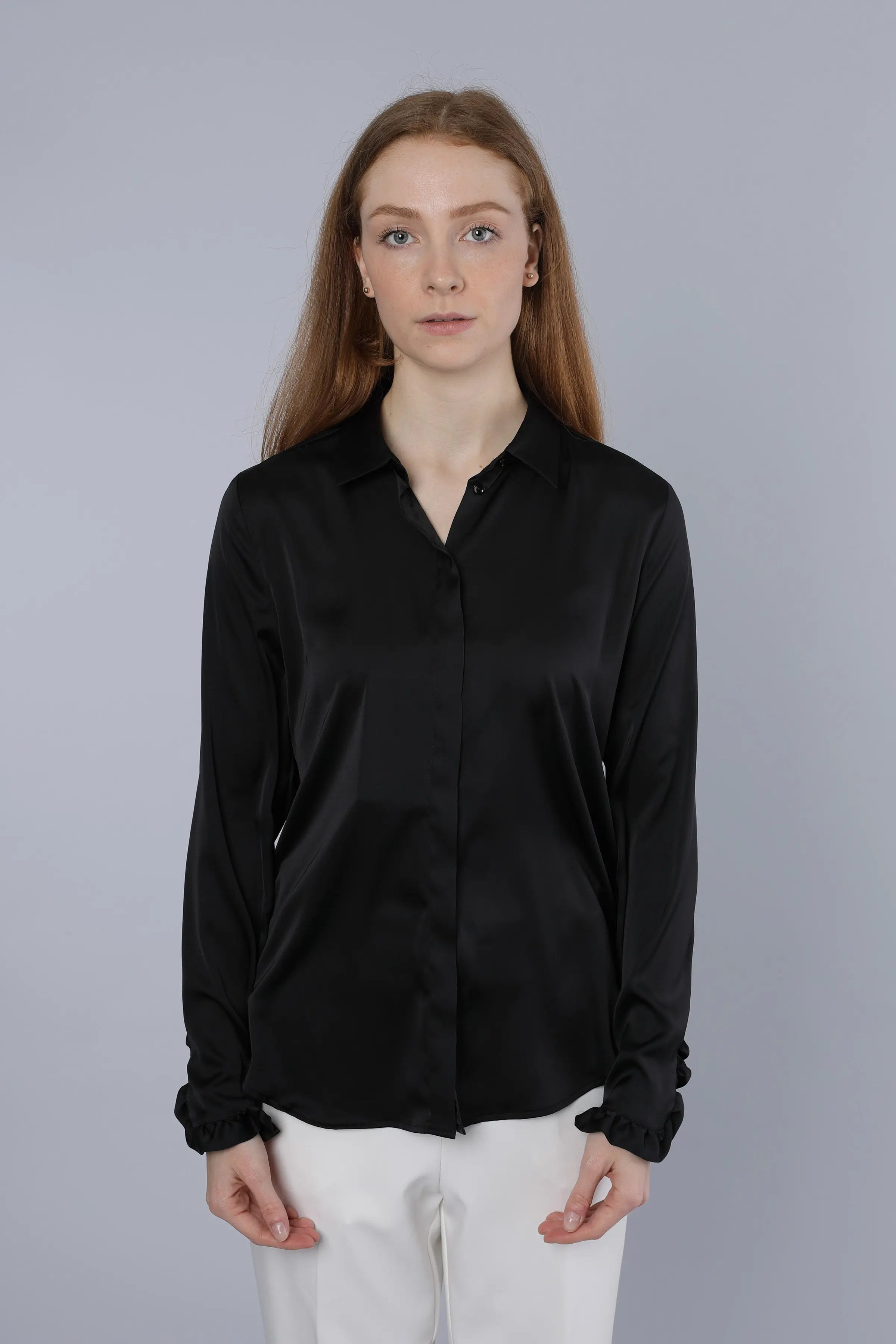 Leichte Bluse BLACK Nadine H